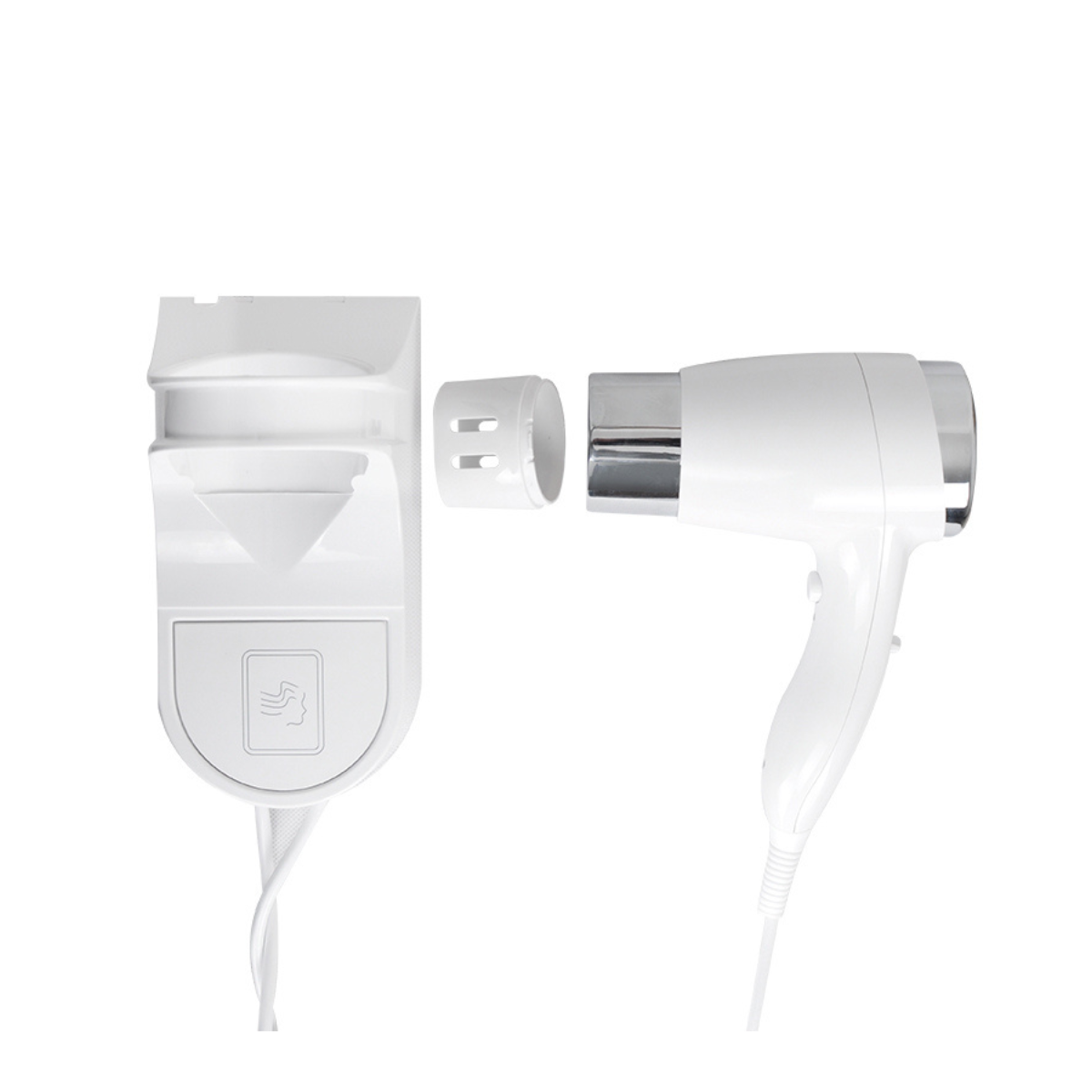 Asciugacapelli da parete 1600W Bianco - immagine 2