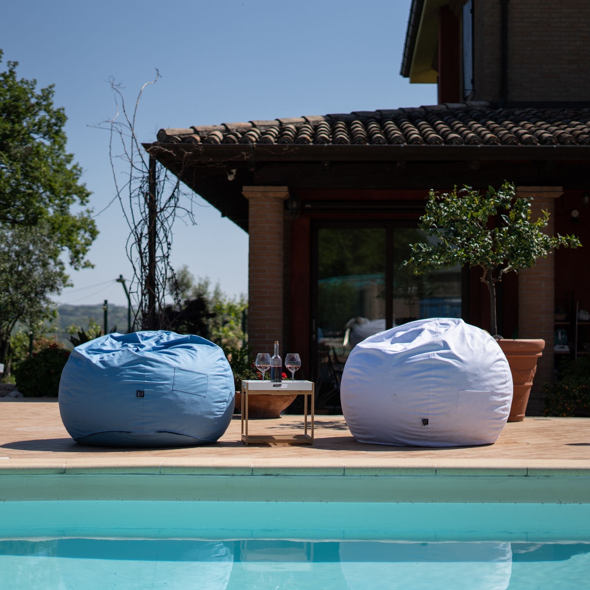 Poltrona sacco da esterno <span>Joy Azzurro</span> - immagine 5