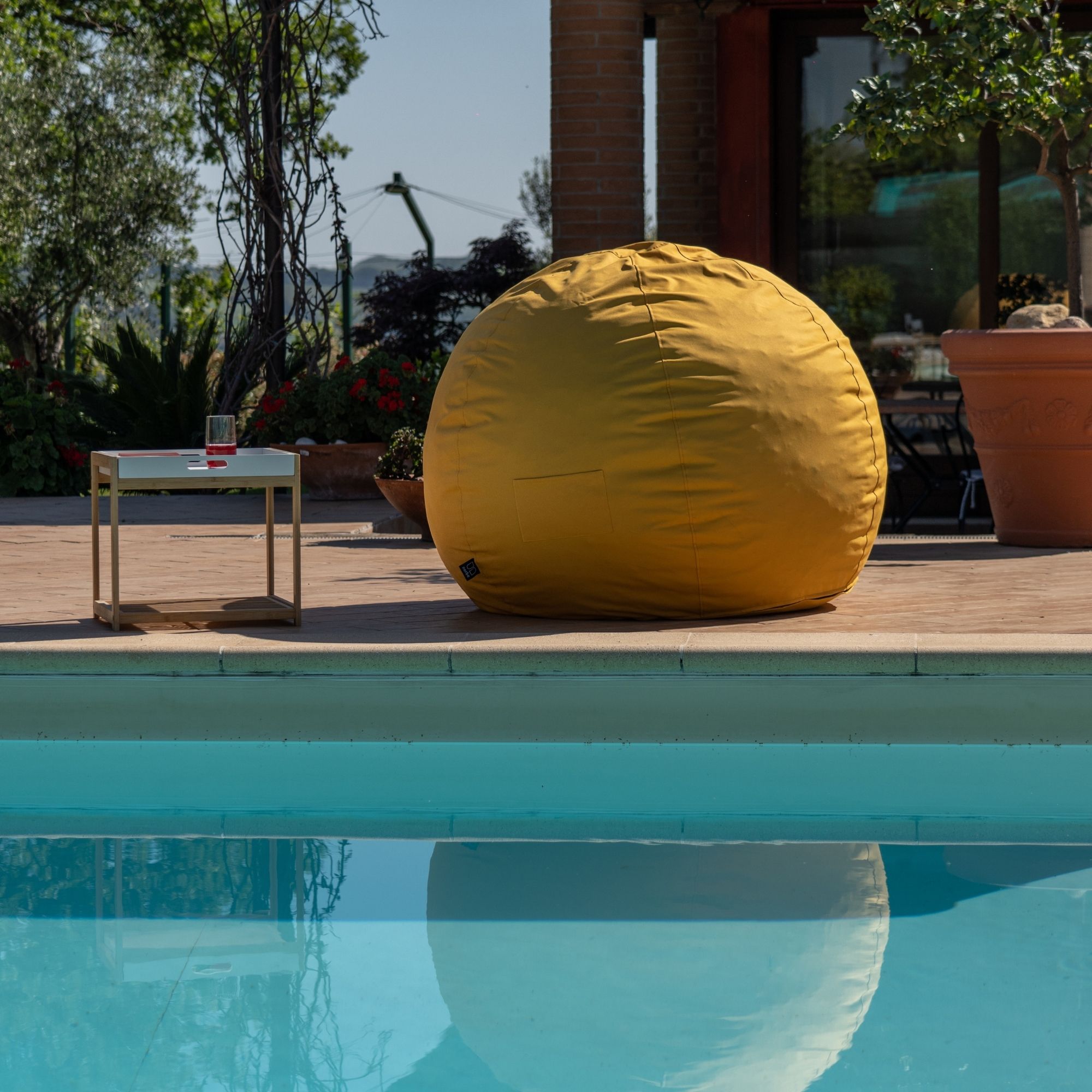 Poltrona sacco da esterno <span>Joy Giallo</span> - immagine 4
