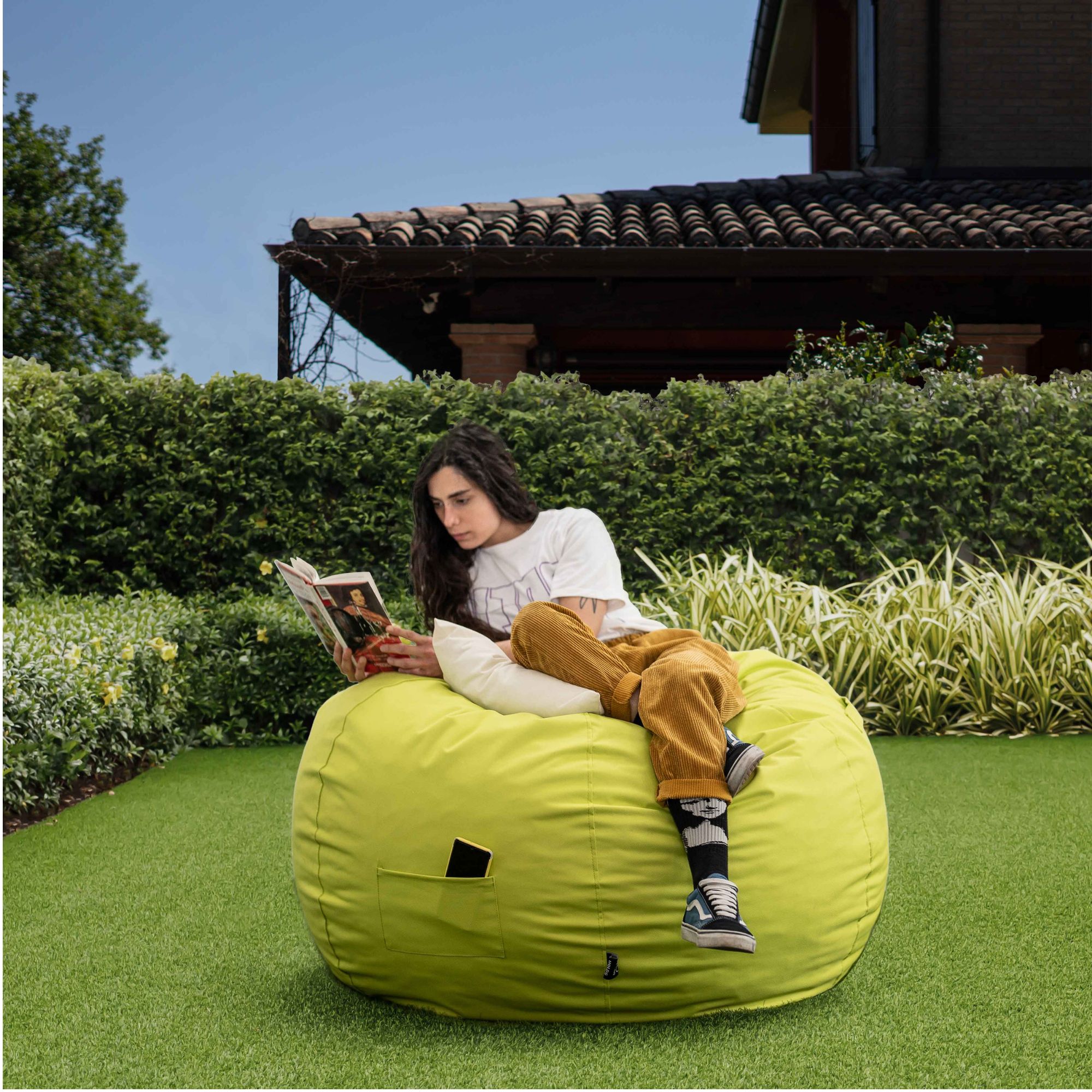 Poltrona sacco da esterno <span>Joy Lime</span> - immagine 2