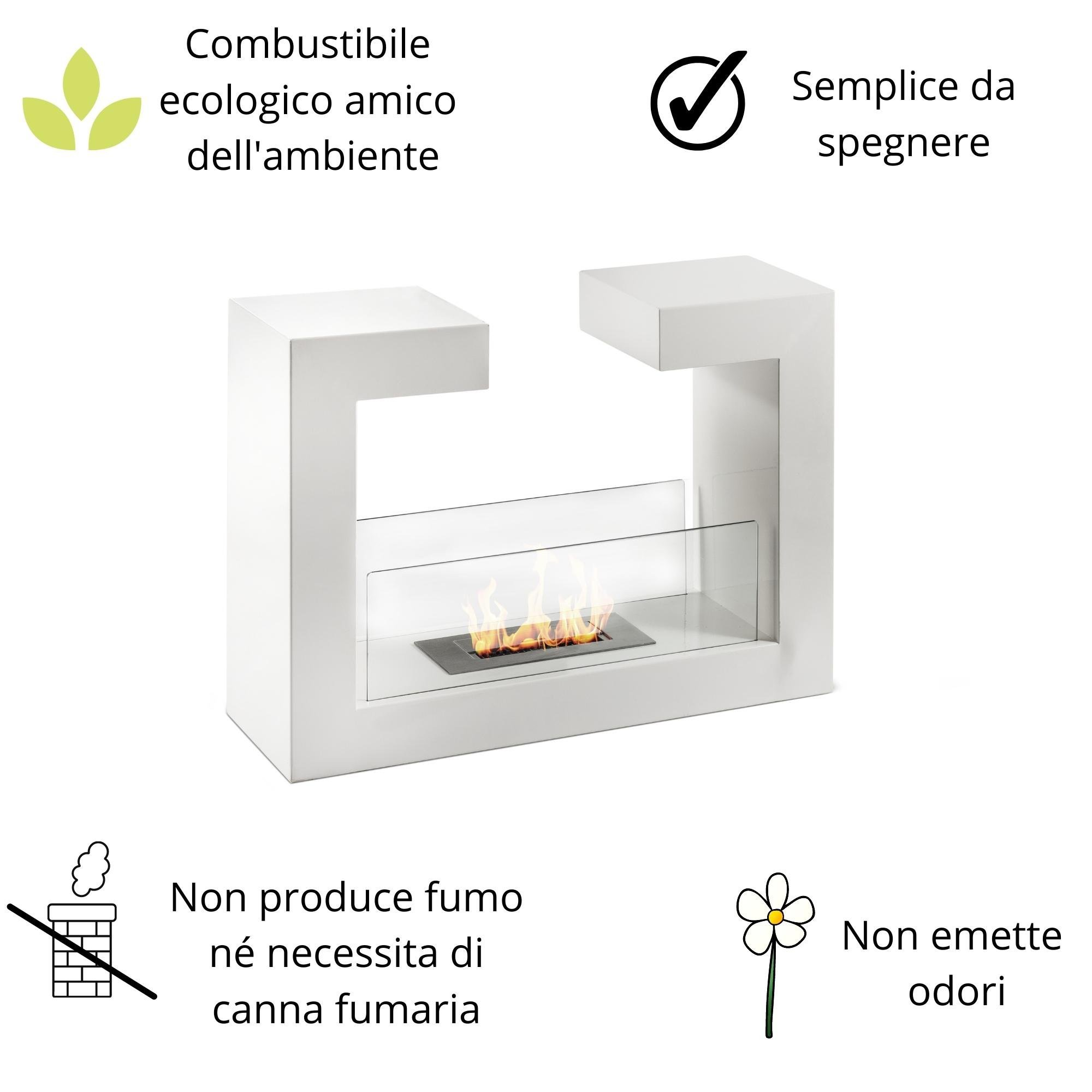 Camino bioetanolo da Terra bifacciale <span>MAGNOR Bianco</span> - immagine 6