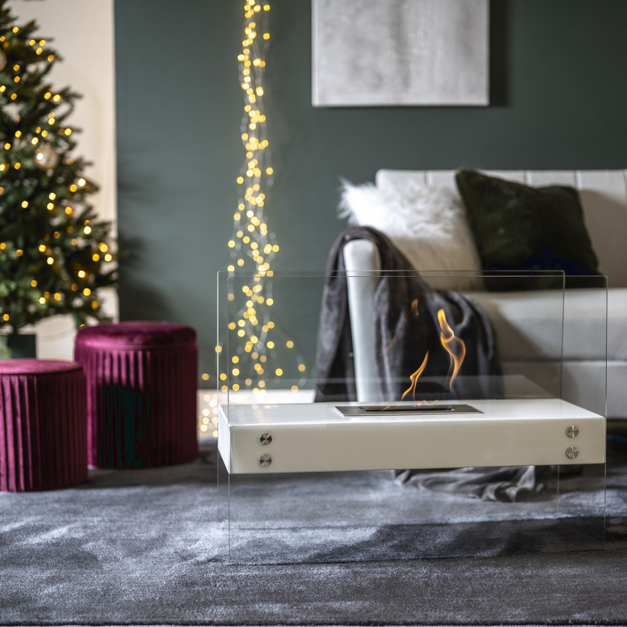 Camino bioetanolo da Terra bifacciale <span>LOKS Bianco</span> - immagine 2