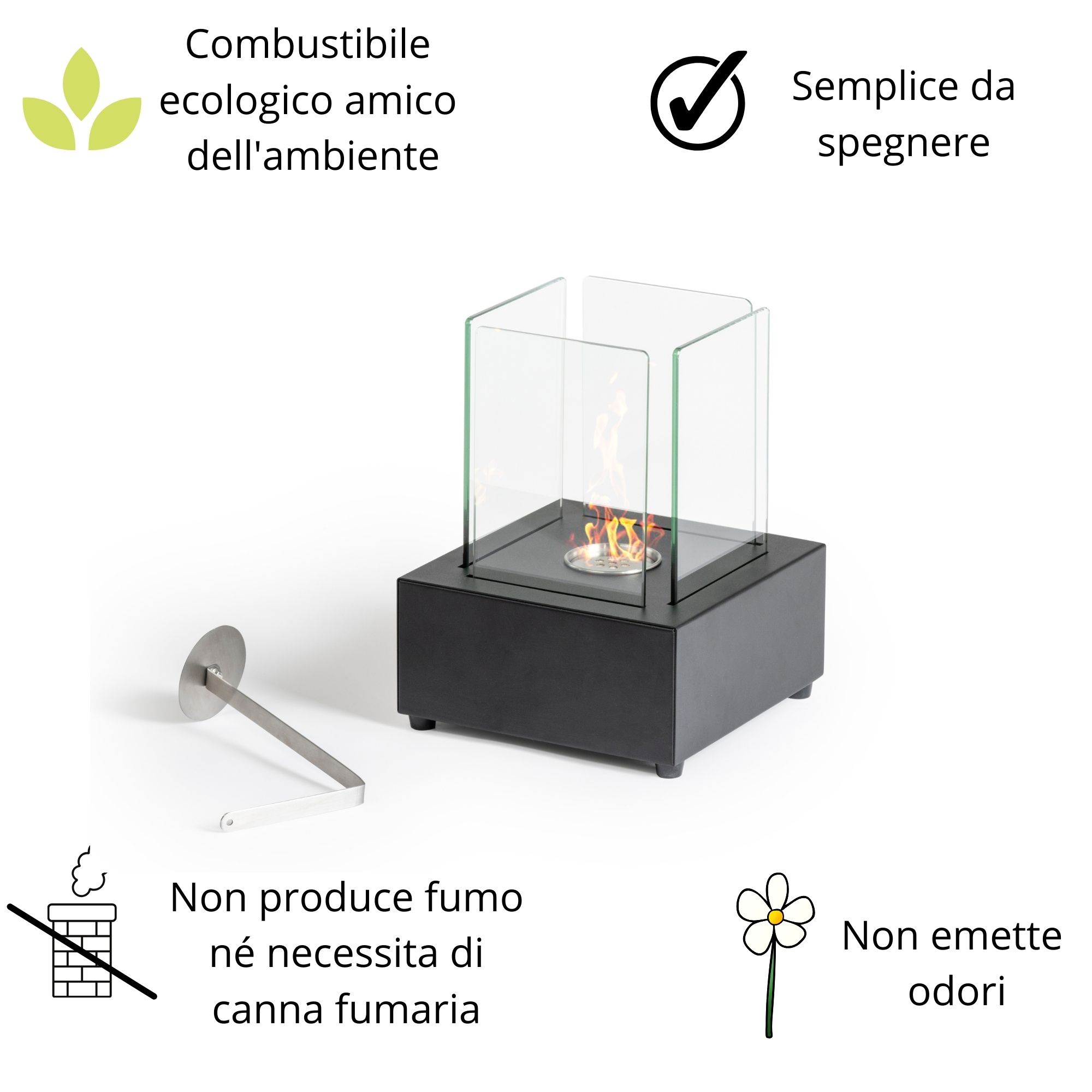 Camino da Tavolo<span>VARM Nero</span> - immagine 5