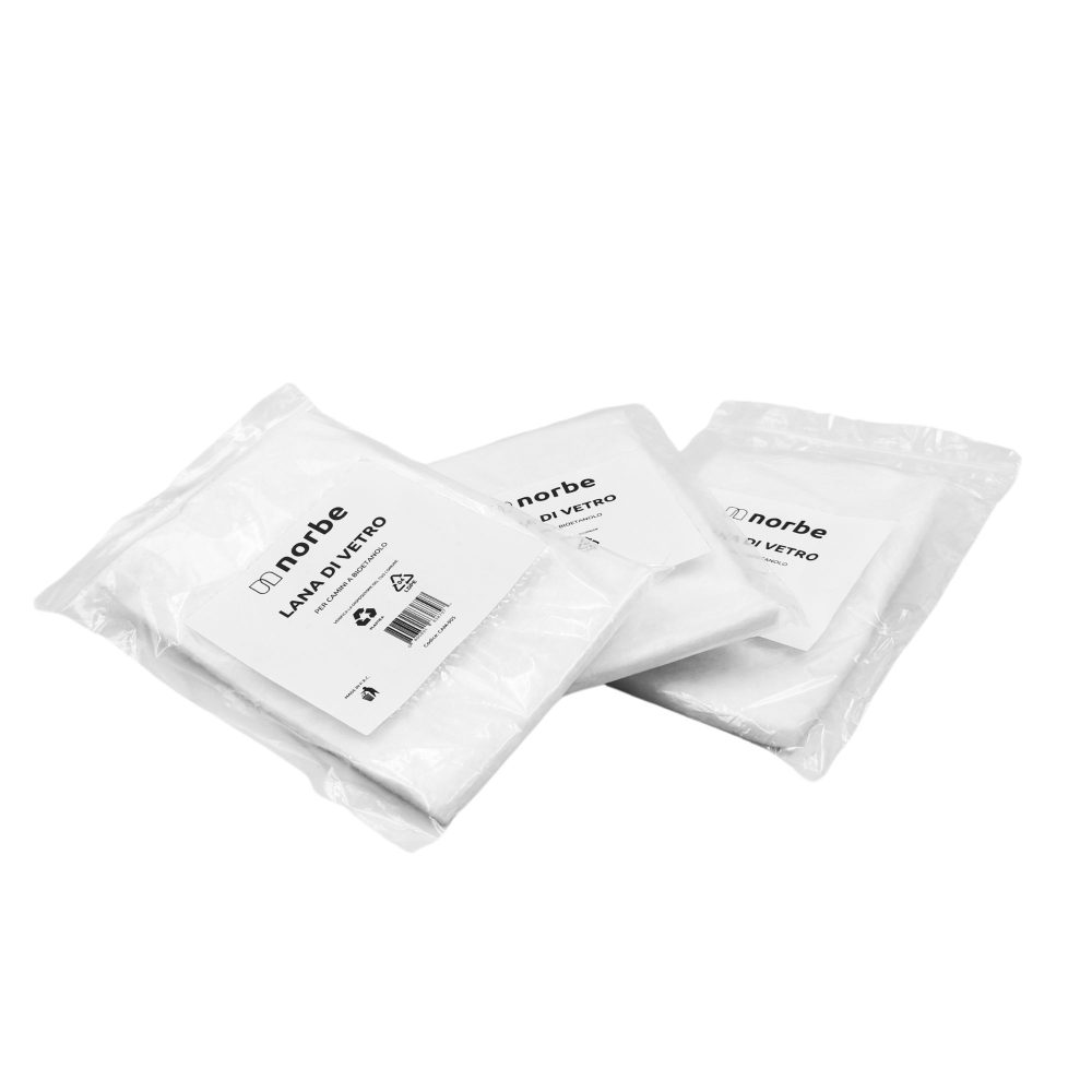 Set 3 Spugne ceramica per camini bioetanolo bruciatori<span>LANA DI VETRO </span>