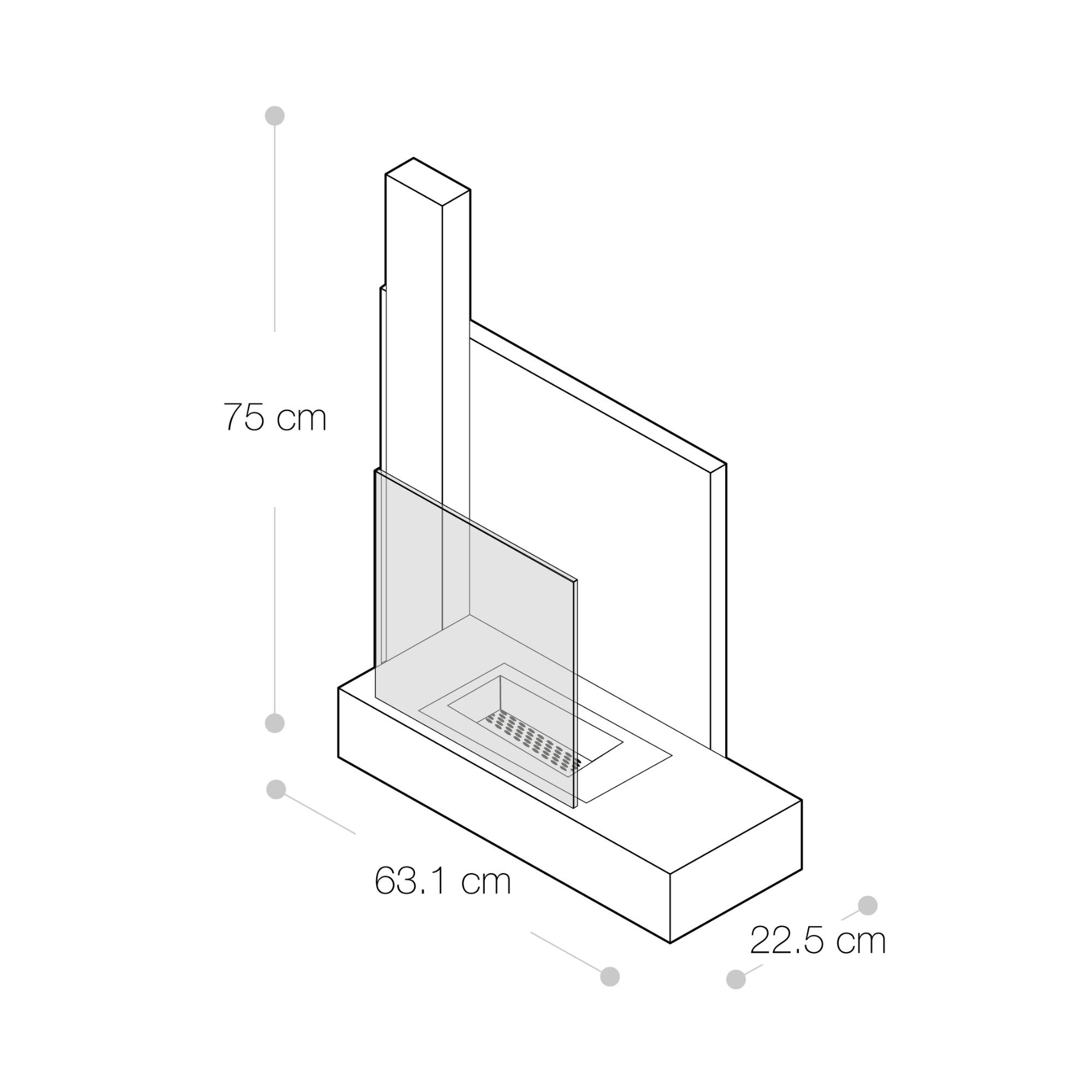 Camino da parete <span>GRAM bianco</span> - immagine 6