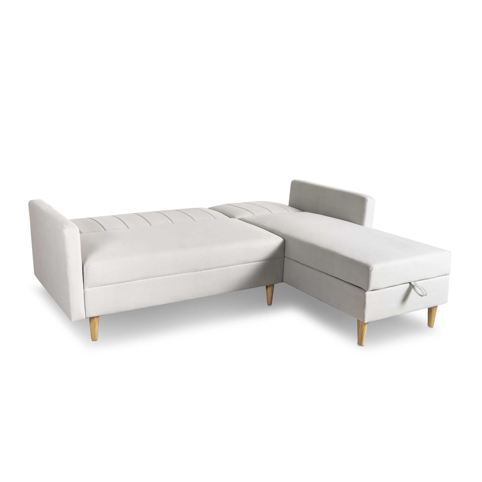 Divano letto contenitore <span>Grigio chiaro HARALD</span> - immagine 3