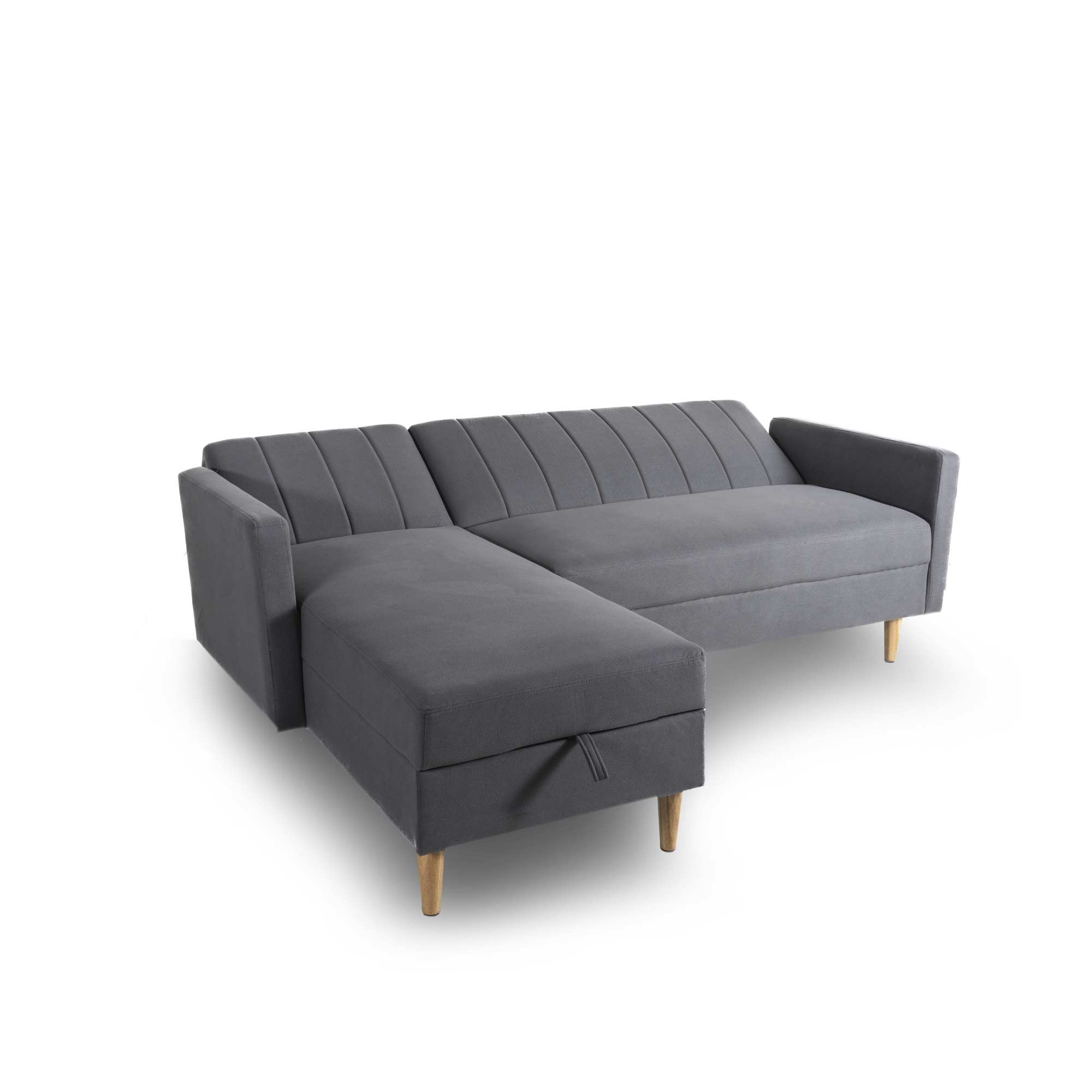 Divano letto contenitore <span>Grigio Scuro HARALD</span> - immagine 3