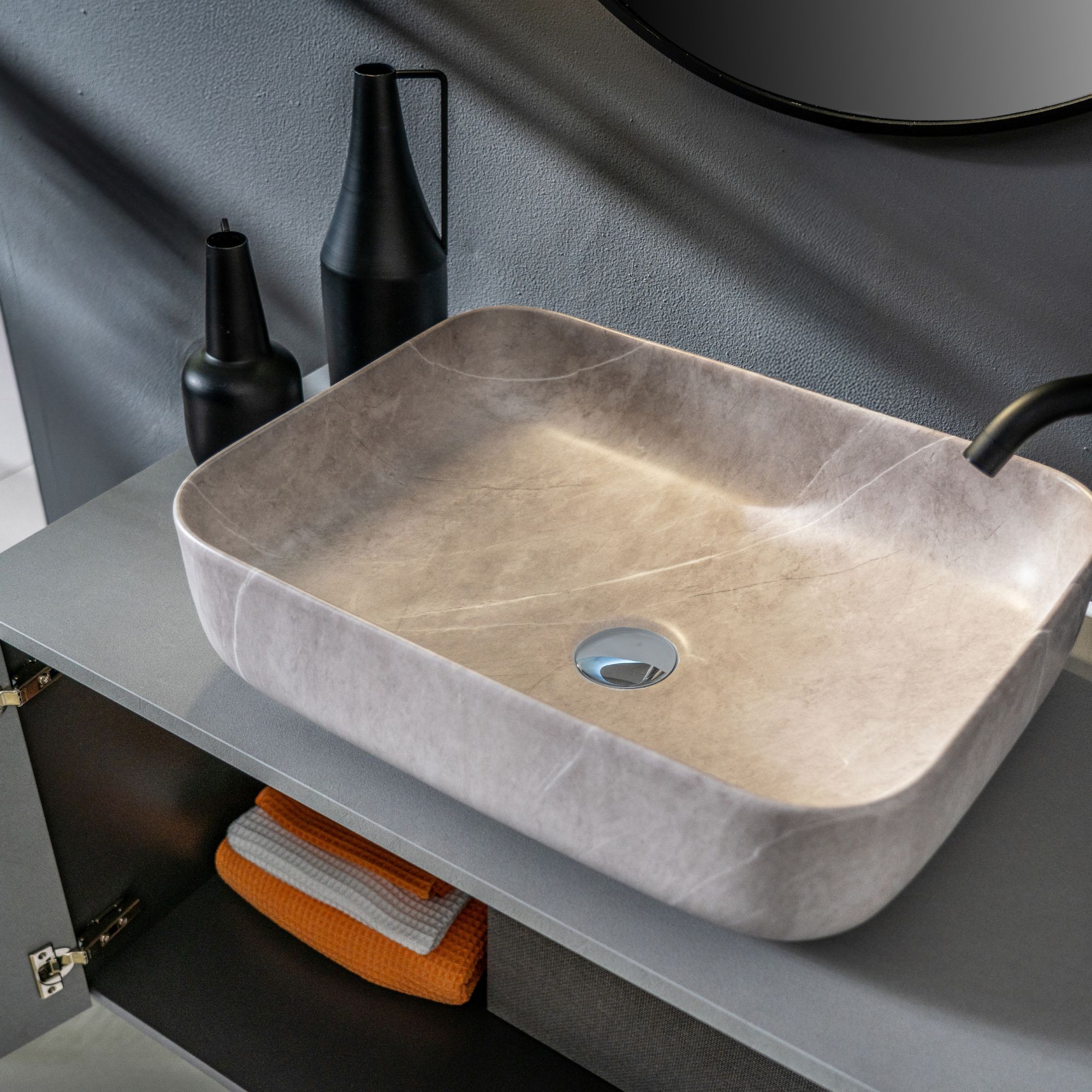 Lavabo da appoggio Mirmo 50x38,5 cm - immagine 5