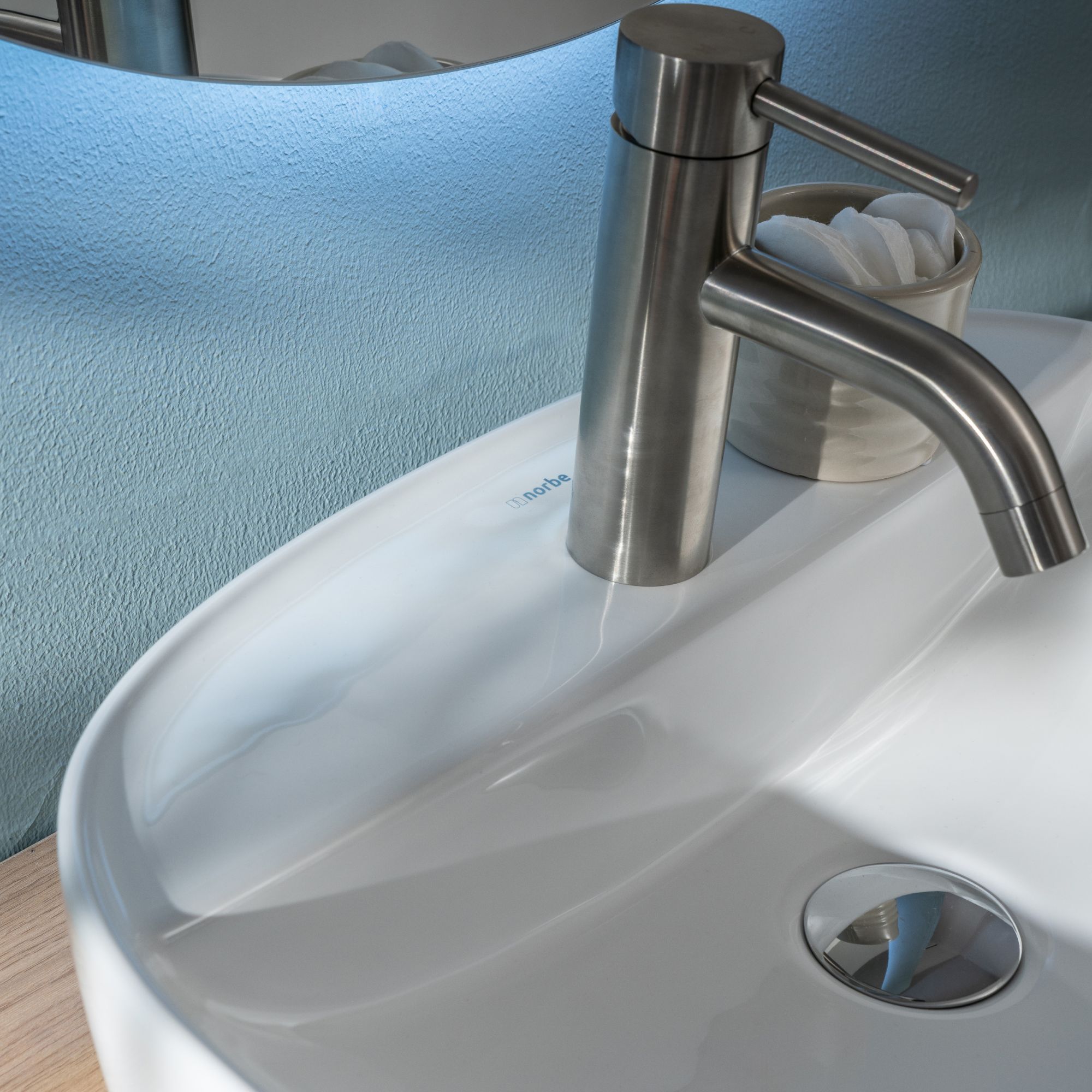 Lavabo da appoggio Moderno BUDDY 60x41 cm - immagine 5