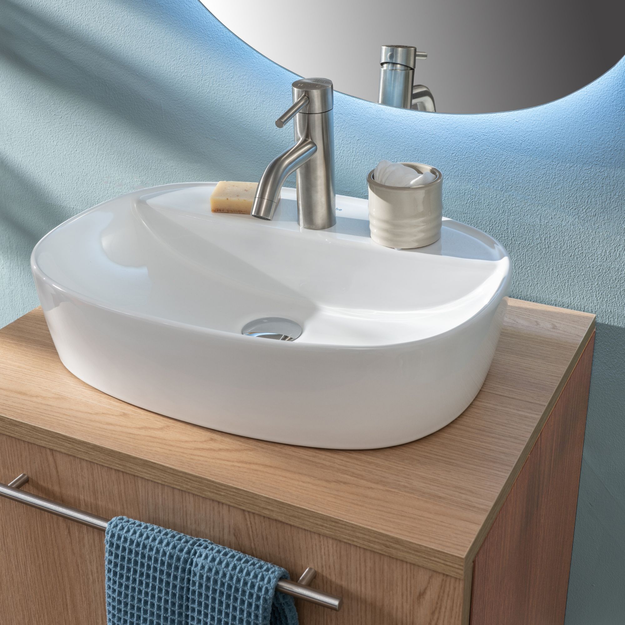 Lavabo da appoggio Moderno BUDDY 50x38 cm - immagine 2