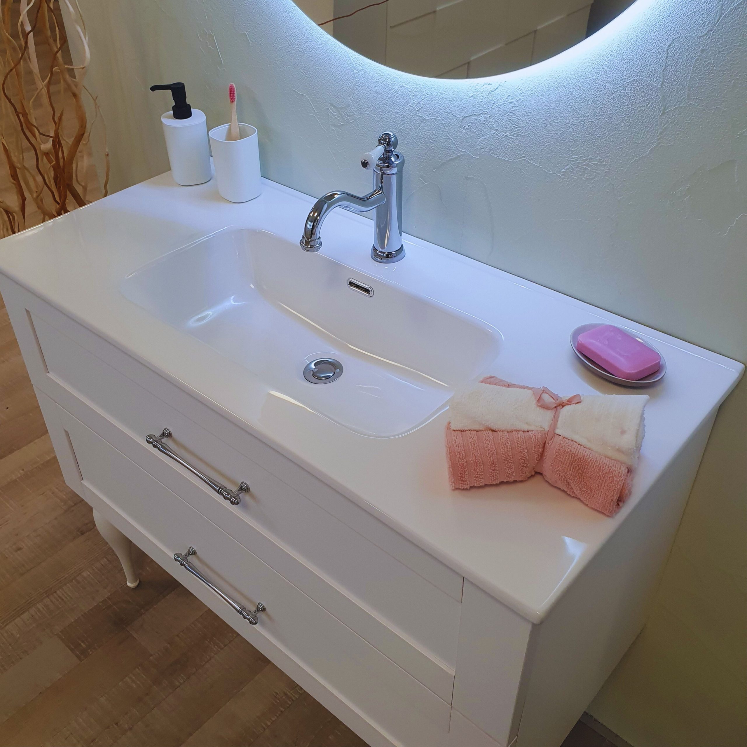 Lavabo da incasso vasca rettangolare 100x46,5 cm - immagine 3