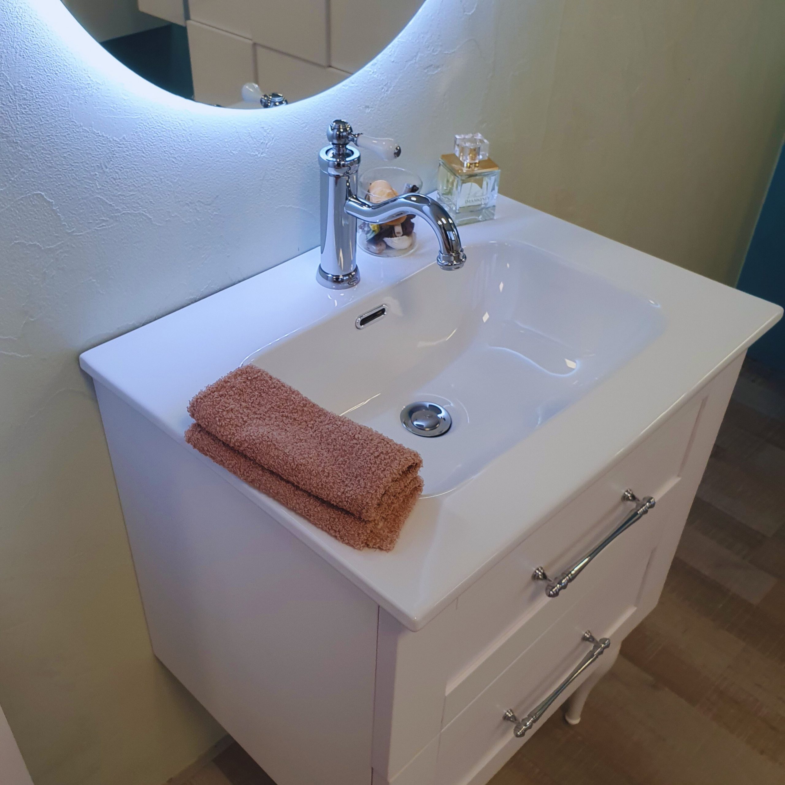 Lavabo da incasso vasca rettangolare 60x46,5 cm - immagine 2