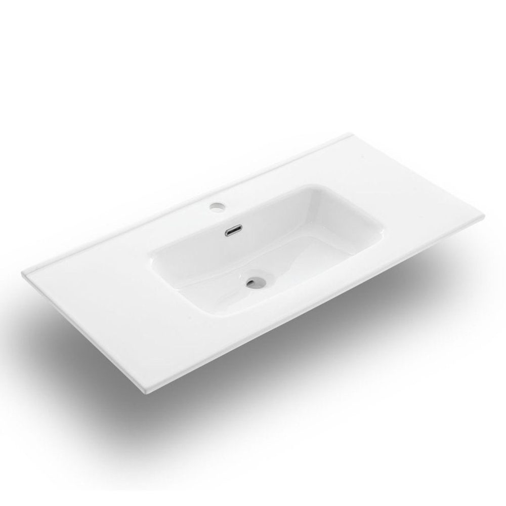 Lavabo da incasso vasca rettangolare 80x46,5 cm