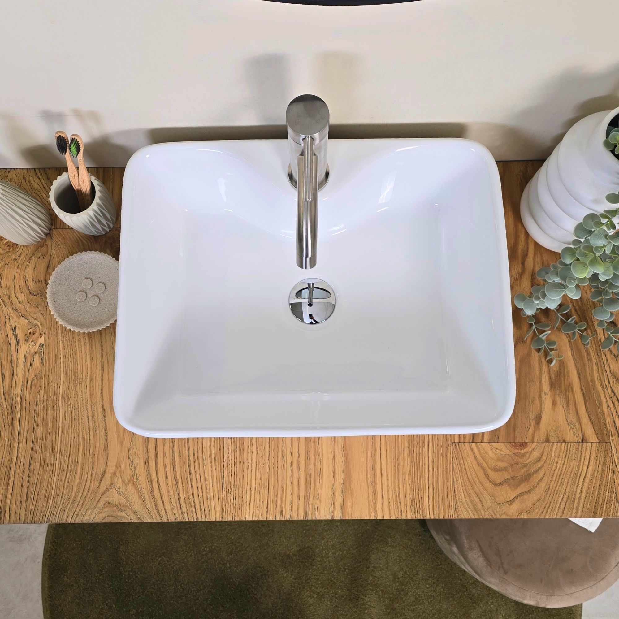 Lavabo da appoggio Moderno TOMMY 48 x 37,5 cm - immagine 4