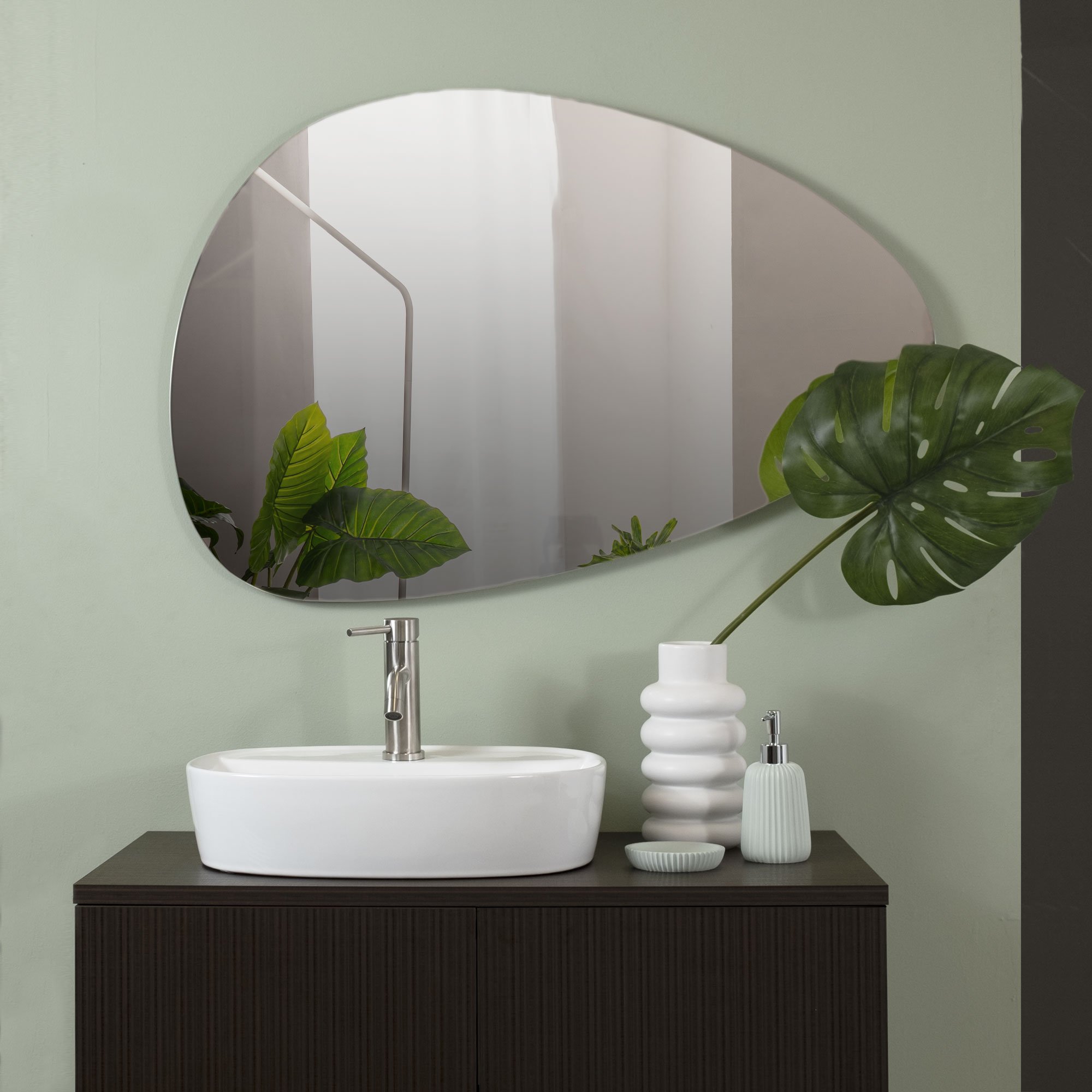 Lavabo da appoggio Moderno BUDDY 50x38 cm - immagine 3