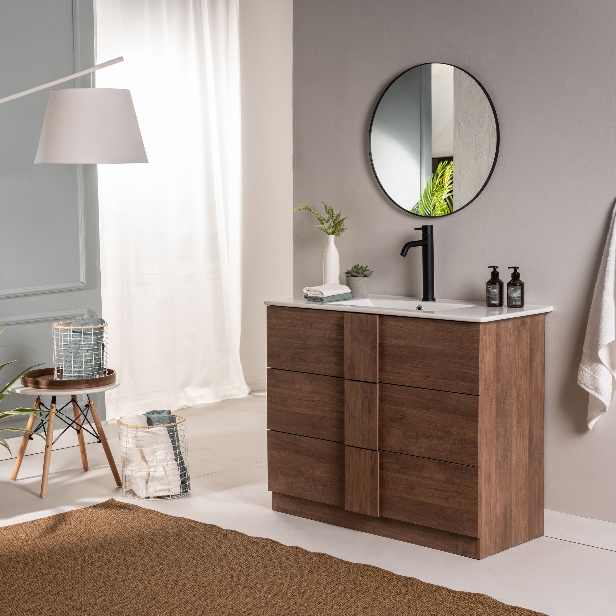 Lavabo da incasso vasca rettangolare 100x46,5 cm - immagine 2