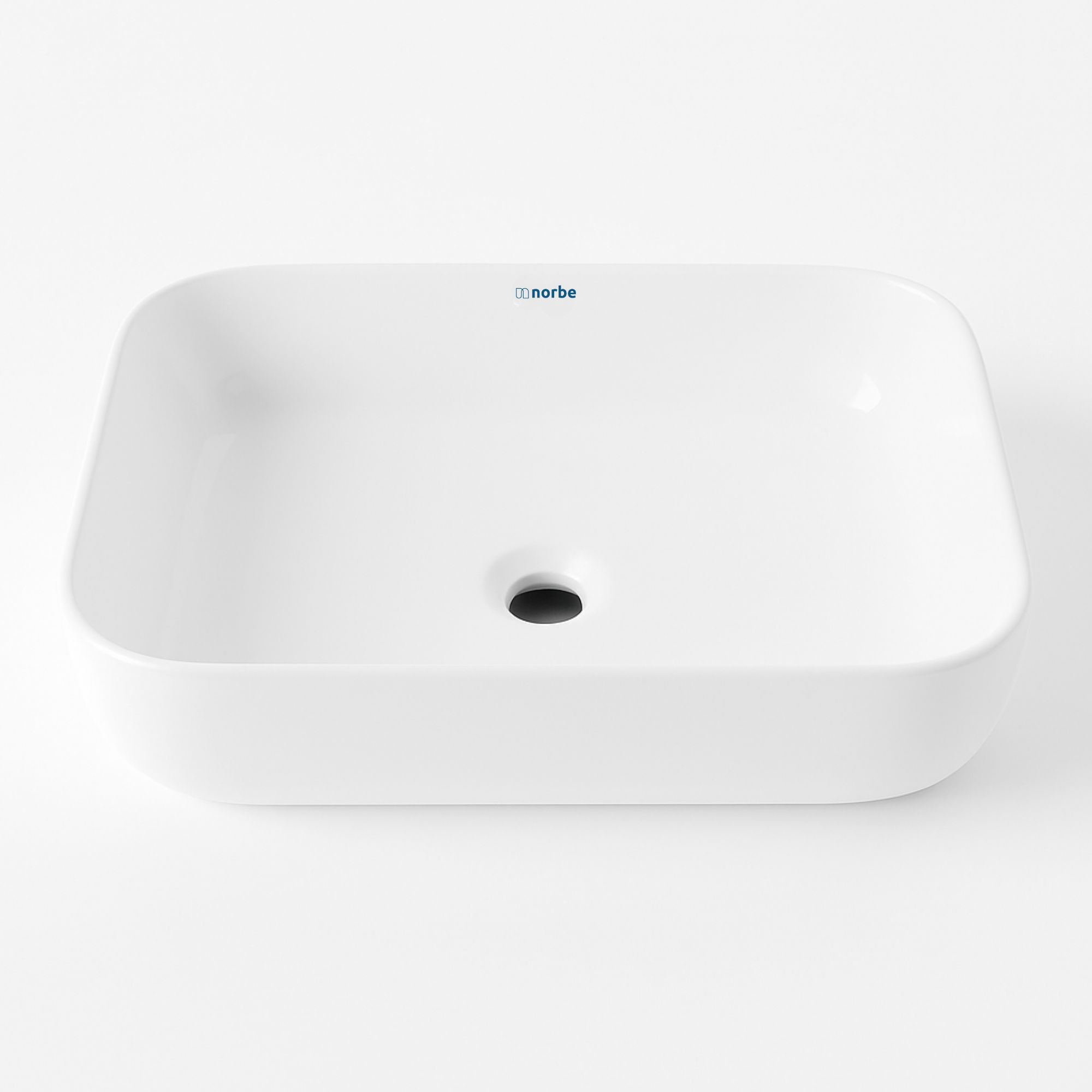 Lavabo da appoggio Mirmo bianco 50x38,5 cm
