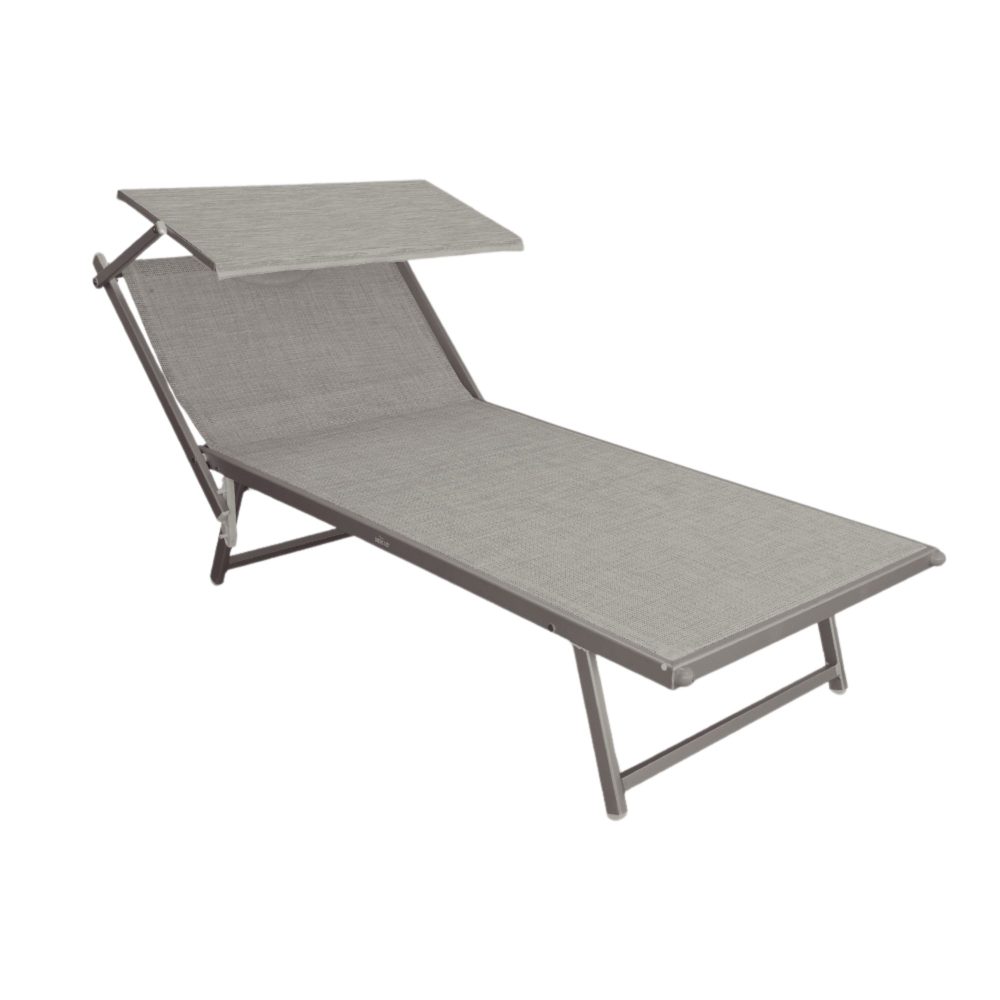 Lettino prendisole in alluminio <span>Silver VIP</span>