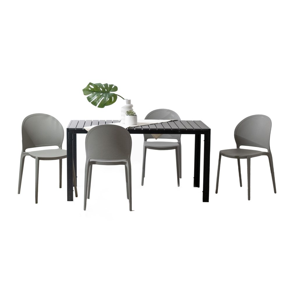 Set da esterno Tavolo e 4 sedie