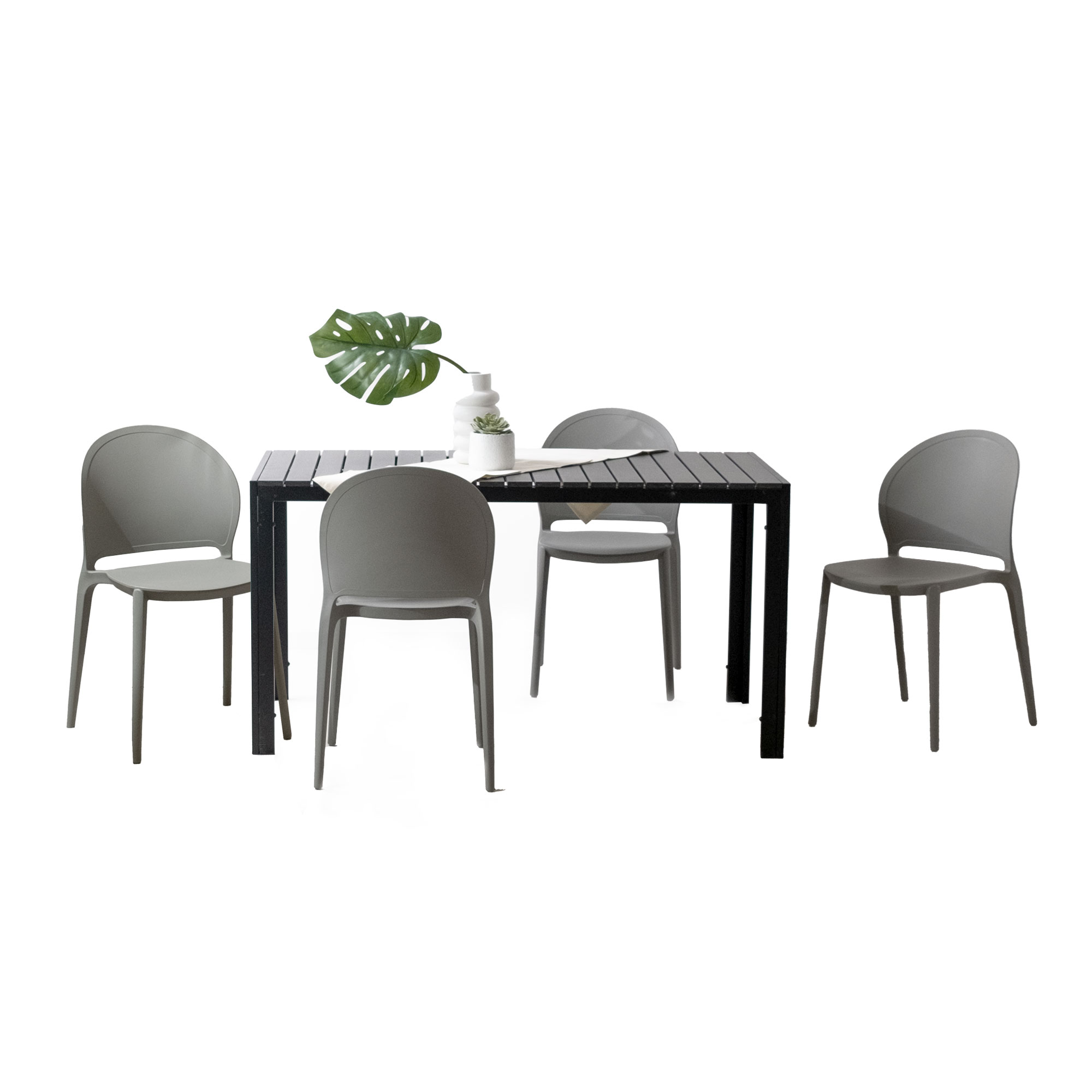 Set da esterno Tavolo e 4 sedie