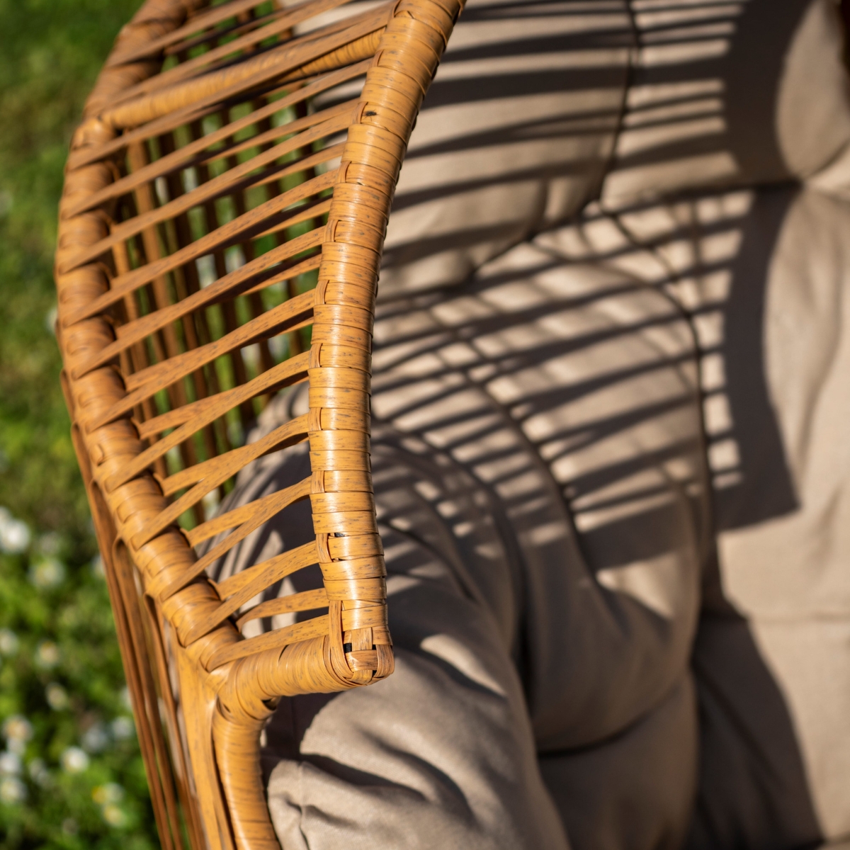 Poltrona da esterno effetto rattan Congo - immagine 4