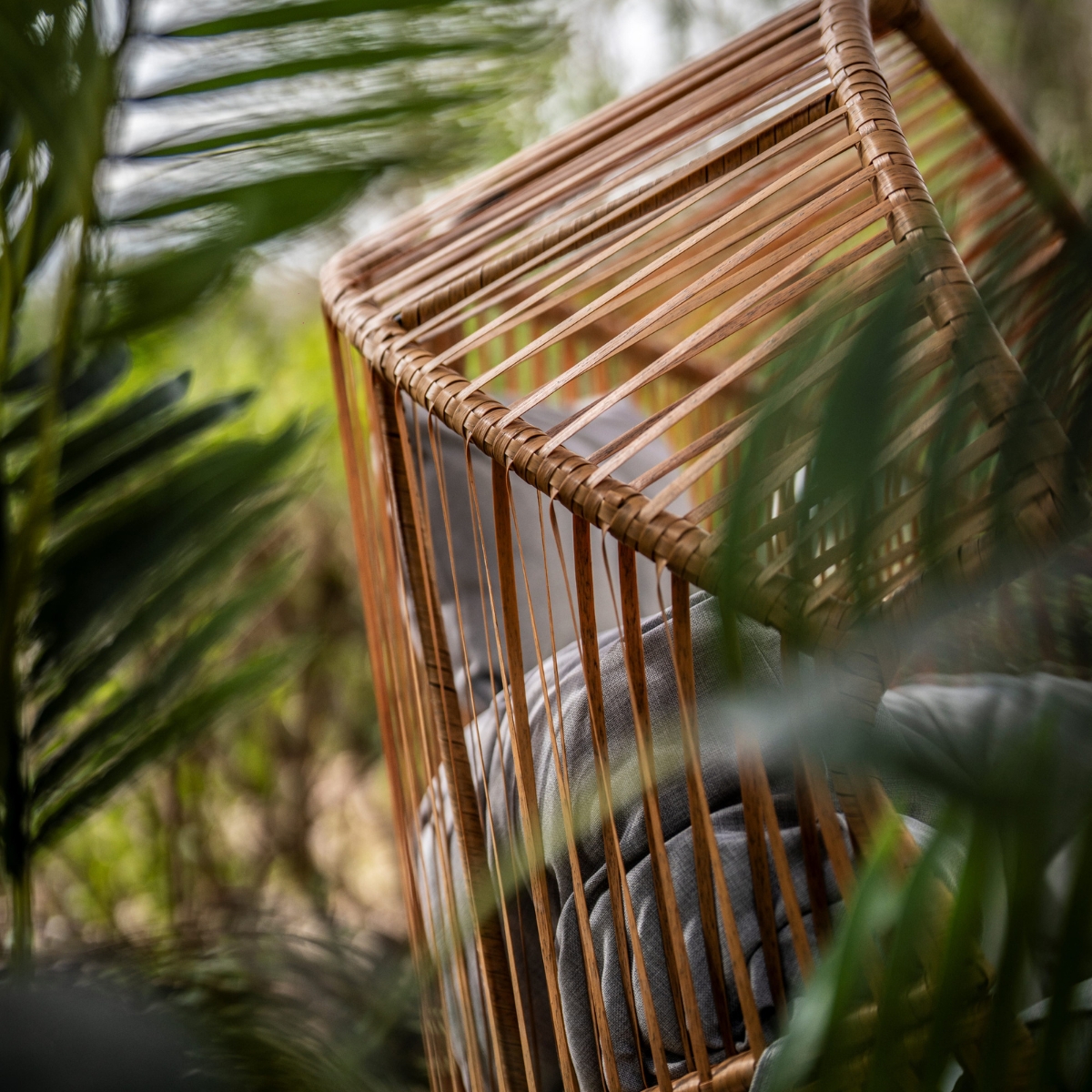 Poltrona da esterno effetto rattan Congo - immagine 3