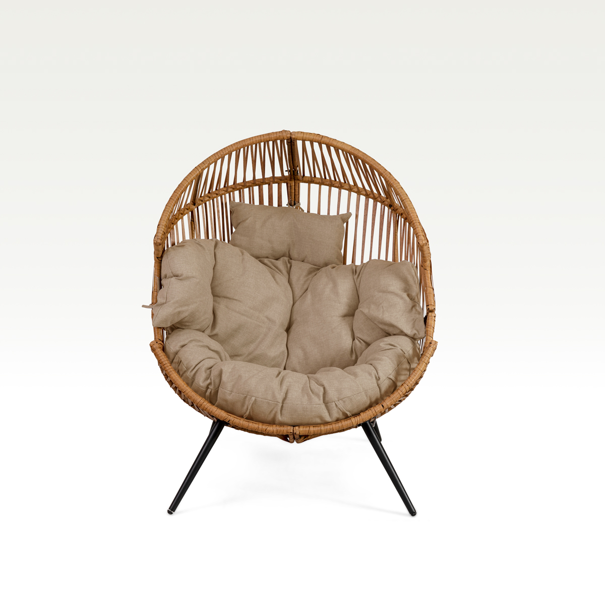 Poltrona da esterno effetto rattan Congo - immagine 8