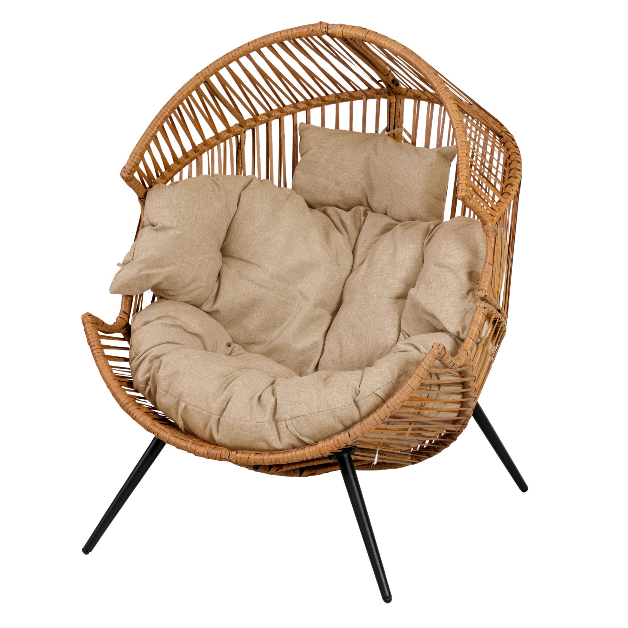 Poltrona da esterno effetto rattan Congo