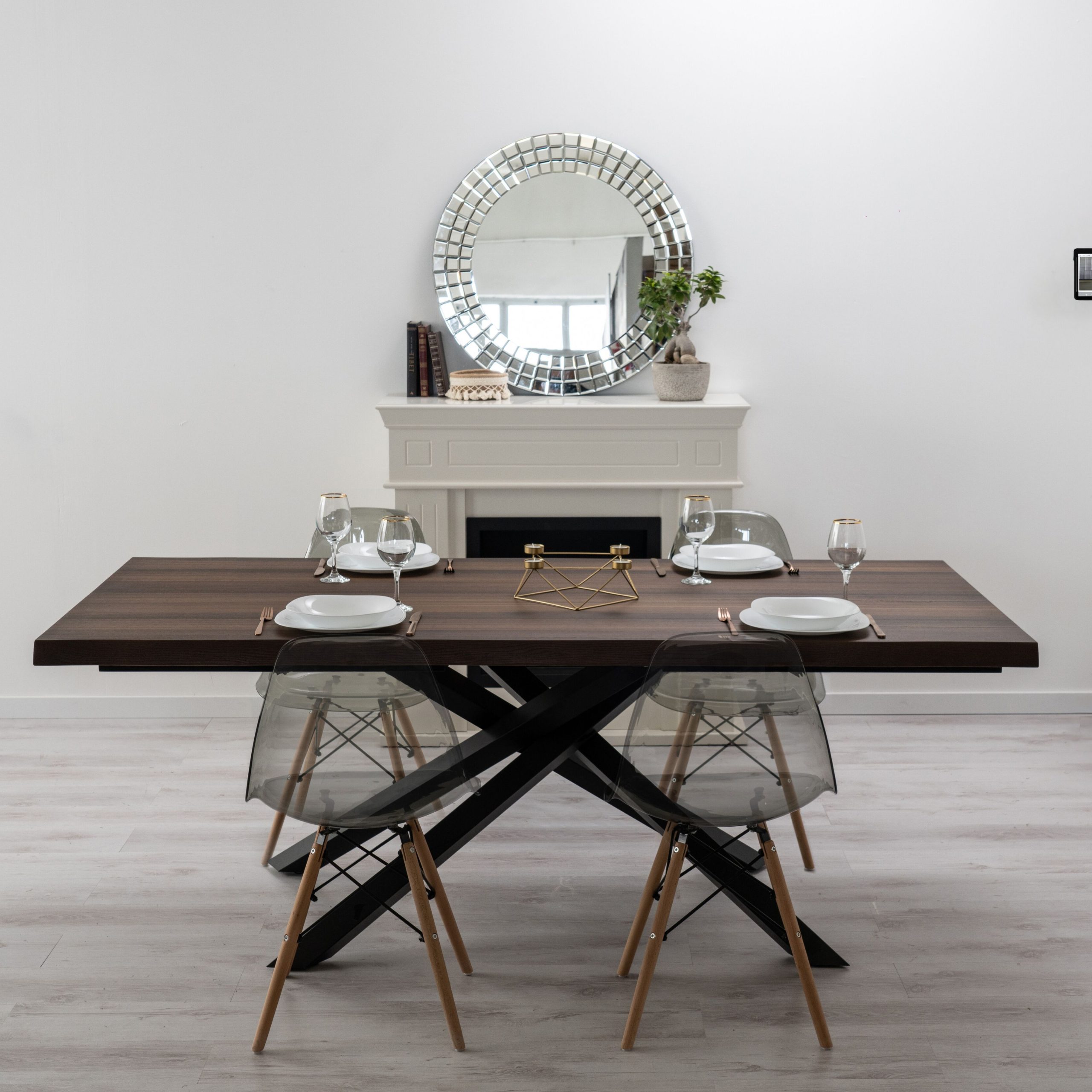 Sedia da Pranzo RIANNA Fumè - immagine 3