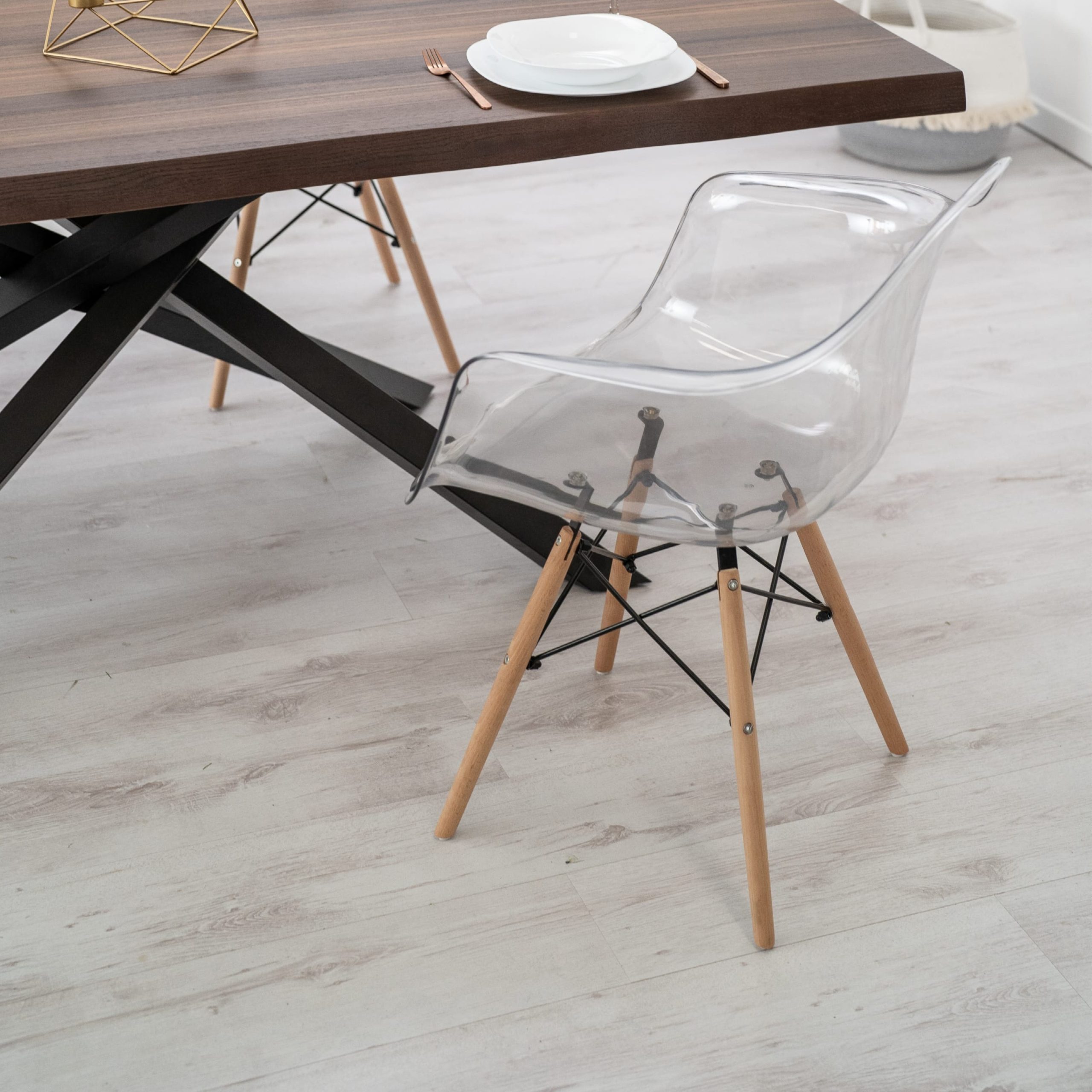 Sedia Moderna <span>VISERIS Trasparente</span> - immagine 3