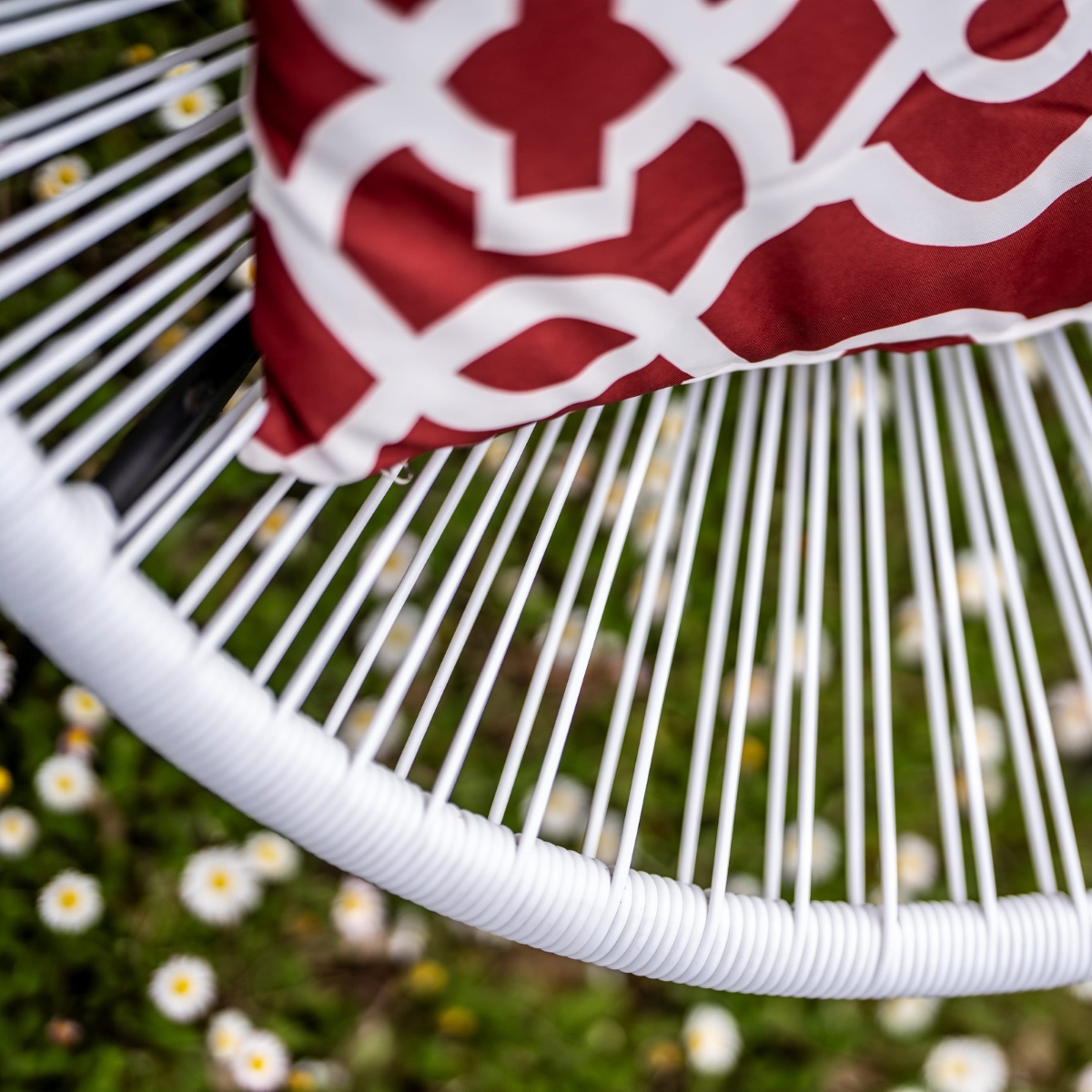 Set da esterno effetto vimini bianco Praia - immagine 6