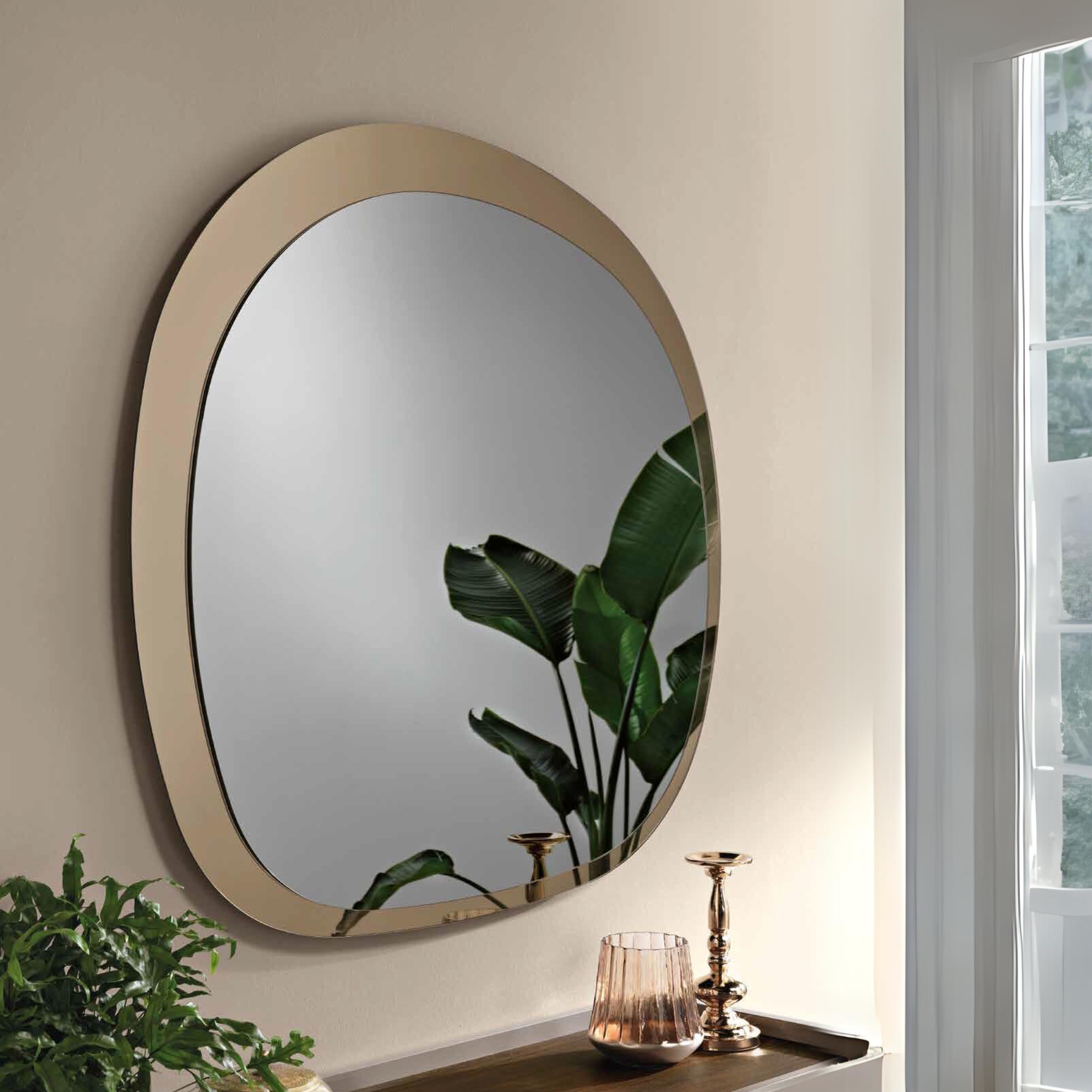 Specchio irregolare con cornice 88 cm <span>Fumè ILLUSIO</span> - immagine 3