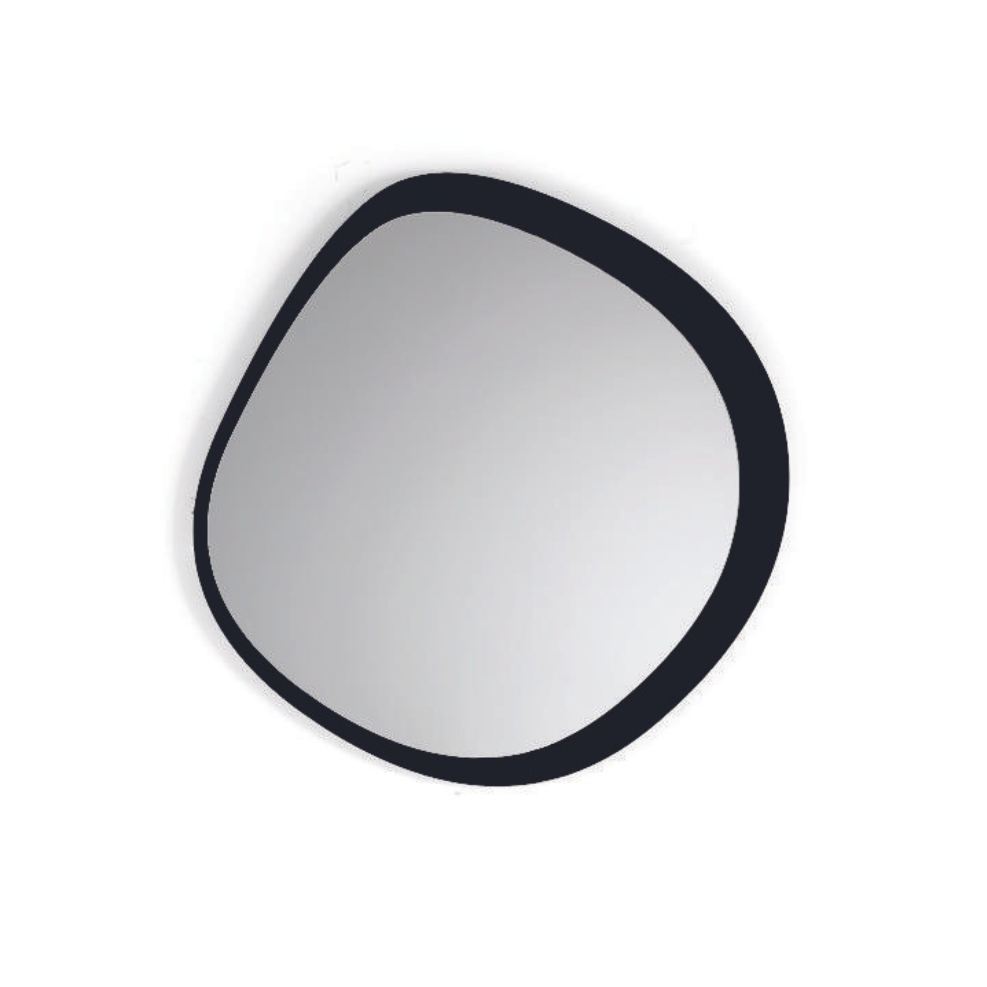 Specchio irregolare con cornice 88 cm <span>Nero ILLUSIO</span>