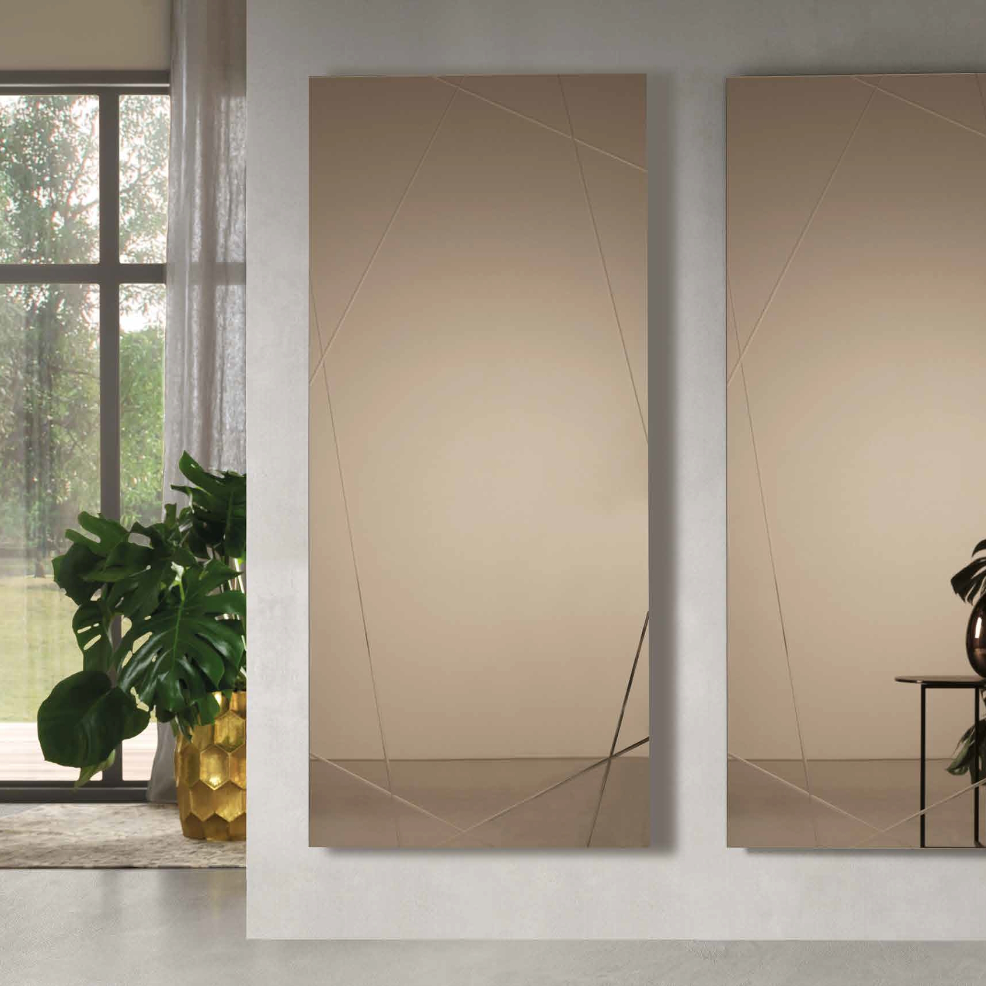 Specchio rettangolare 70x160 cm <span>Bronzo KAIROS</span> - immagine 2