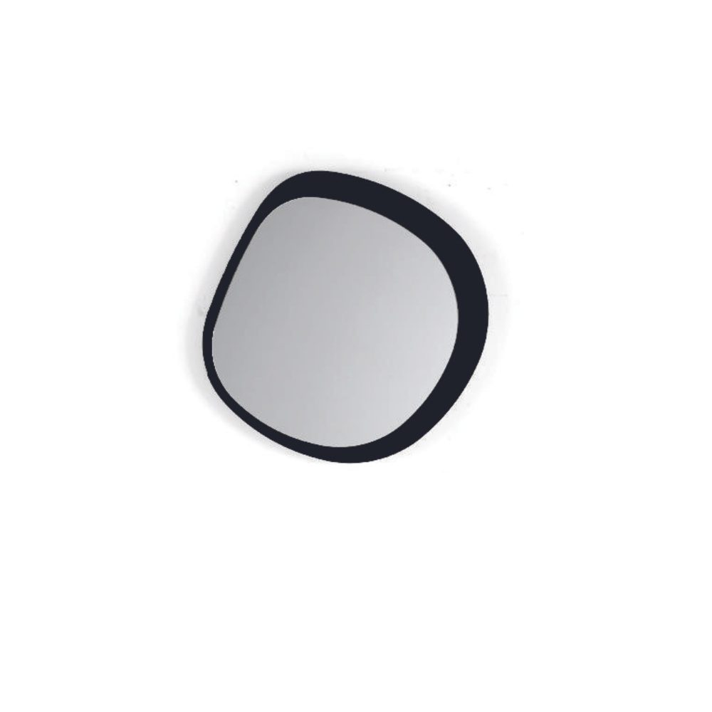Specchio irregolare con cornice 45 cm <span>Nero ILLUSIO</span>