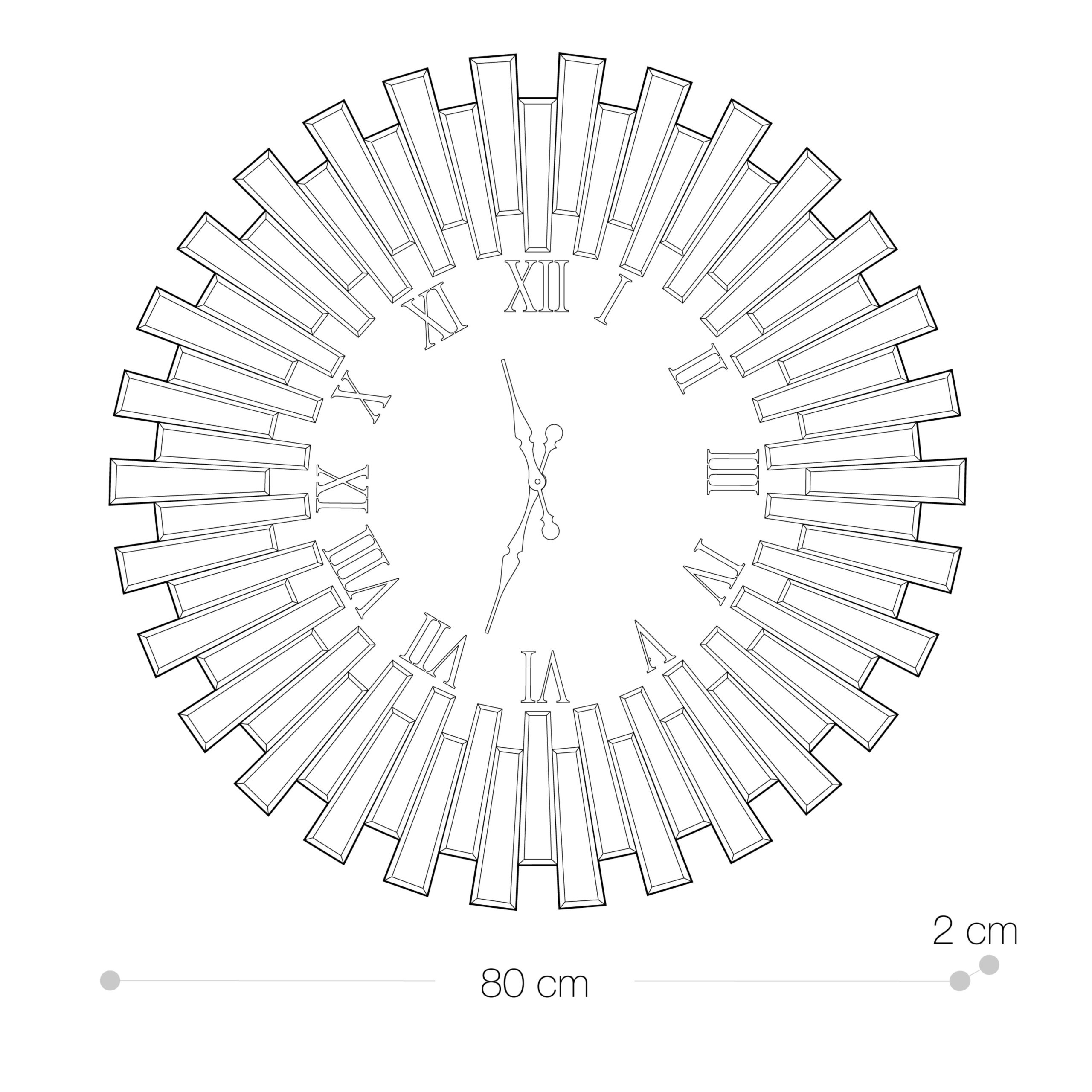 Specchio Decorativo 80 cm Diam AIKA - immagine 6