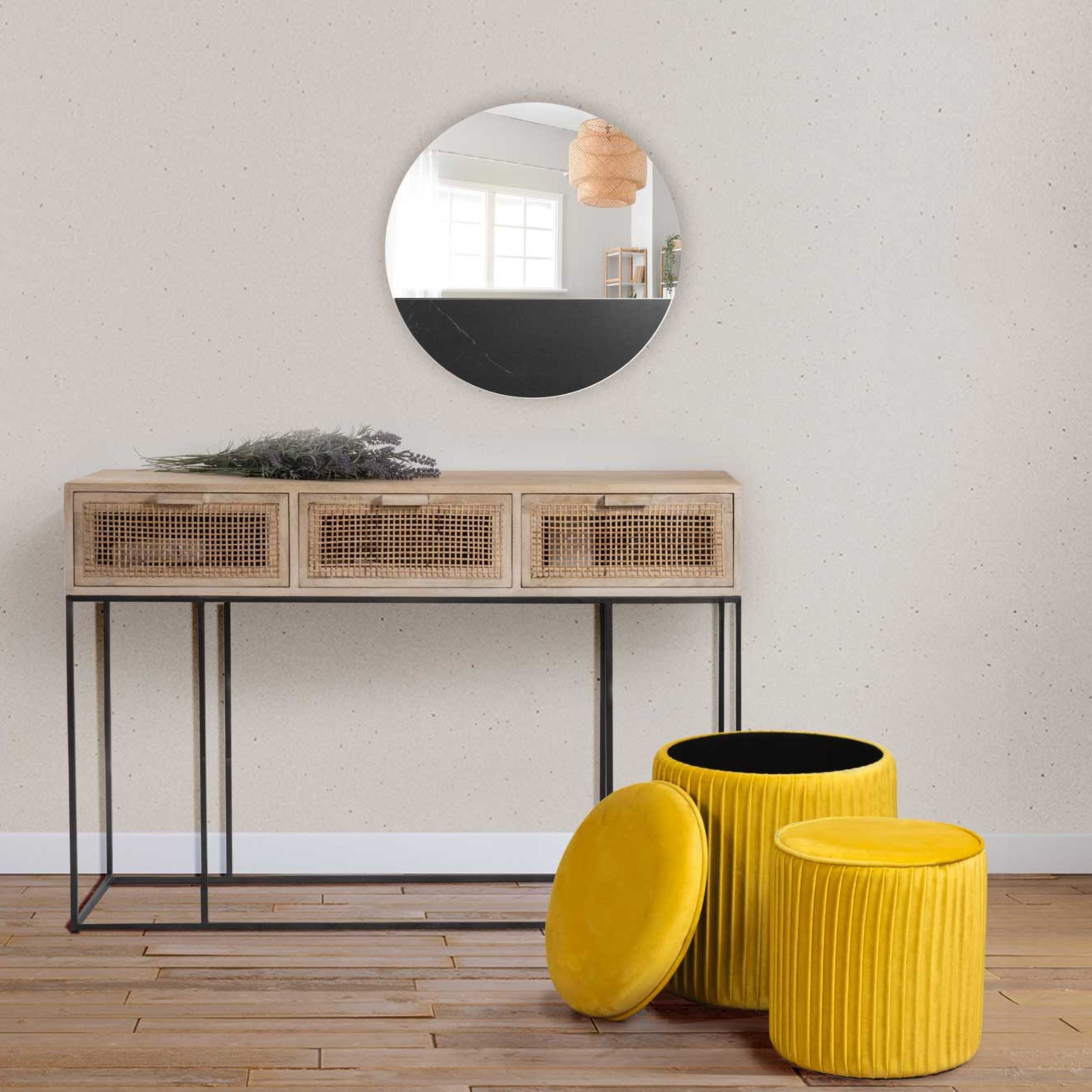 Specchio Decorativo 60 cm Diametro MARAYA - immagine 2