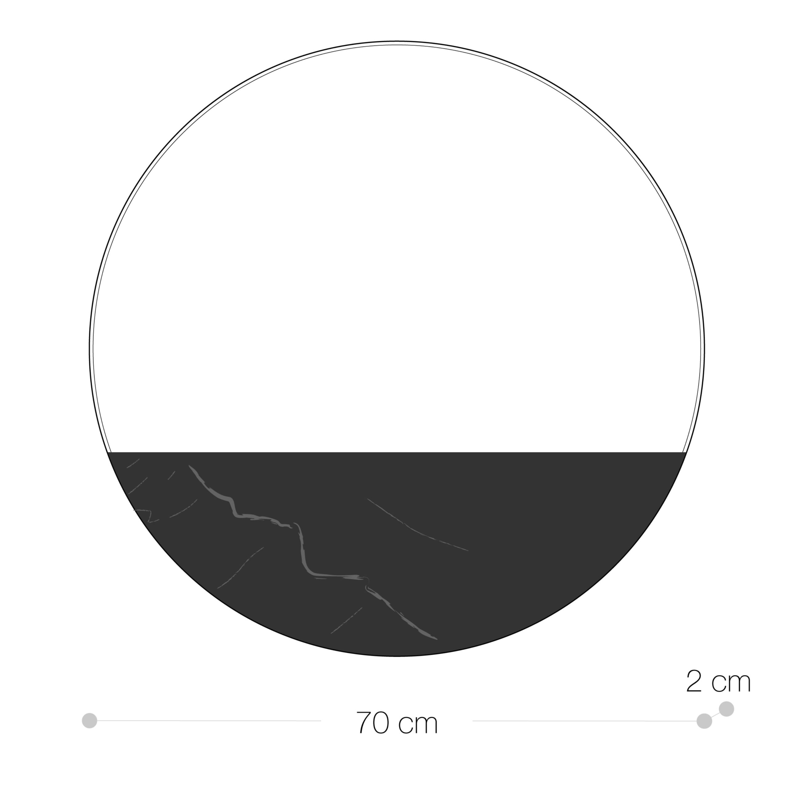 Specchio Decorativo 60 cm Diametro MARAYA - immagine 7