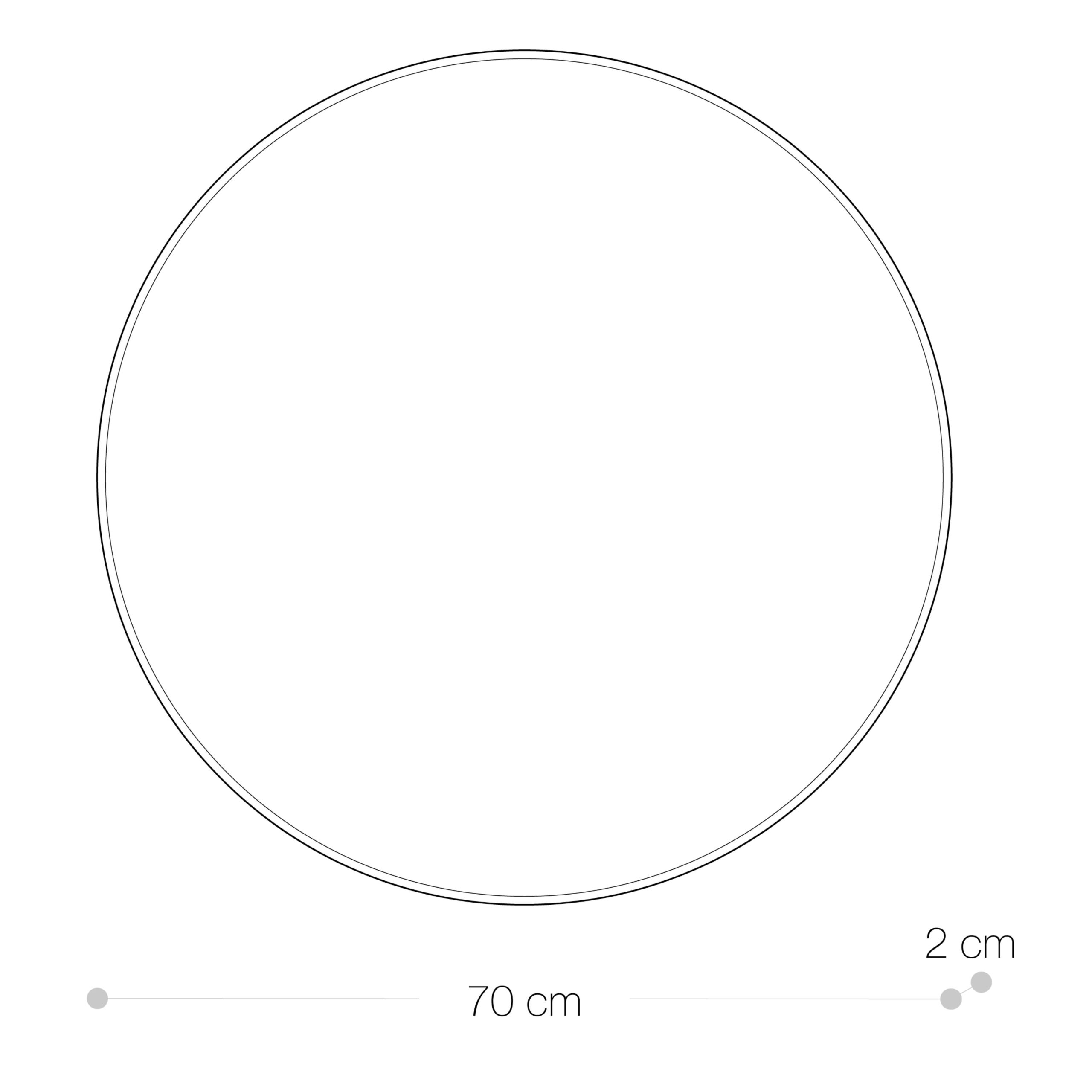 Specchio Tondo 60 cm DiametroDALIA - immagine 6