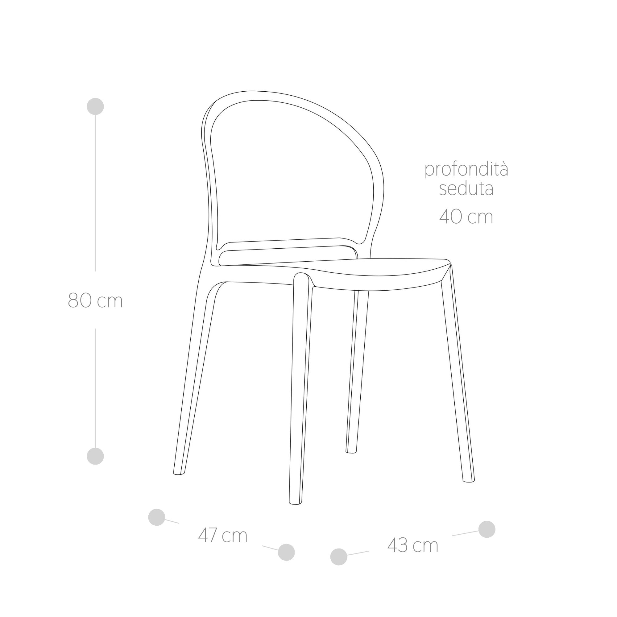 Set da esterno Tavolo e 4 sedie - immagine 12