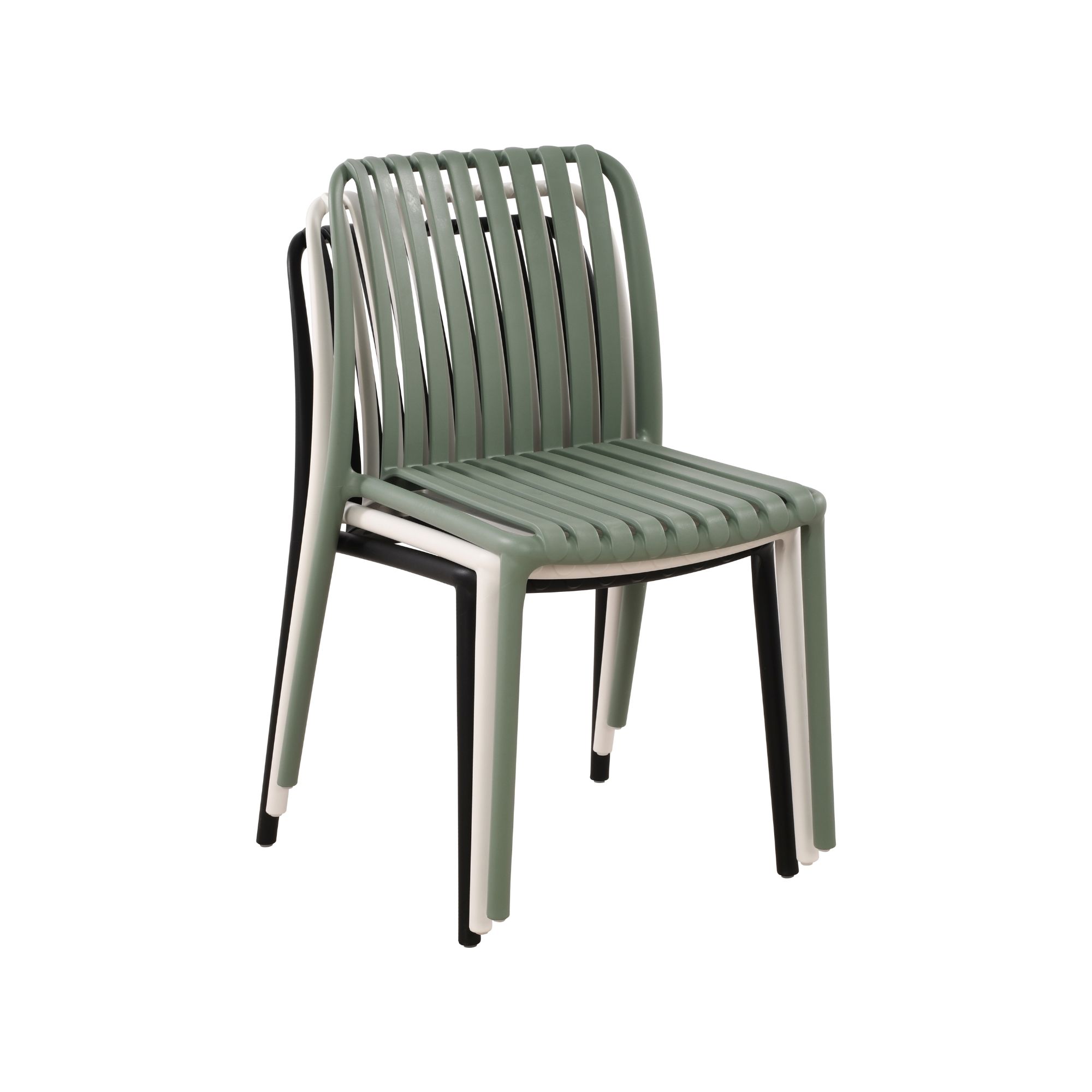 Sedia da esterno impilabile <span>Verde ISLA</span> - immagine 8