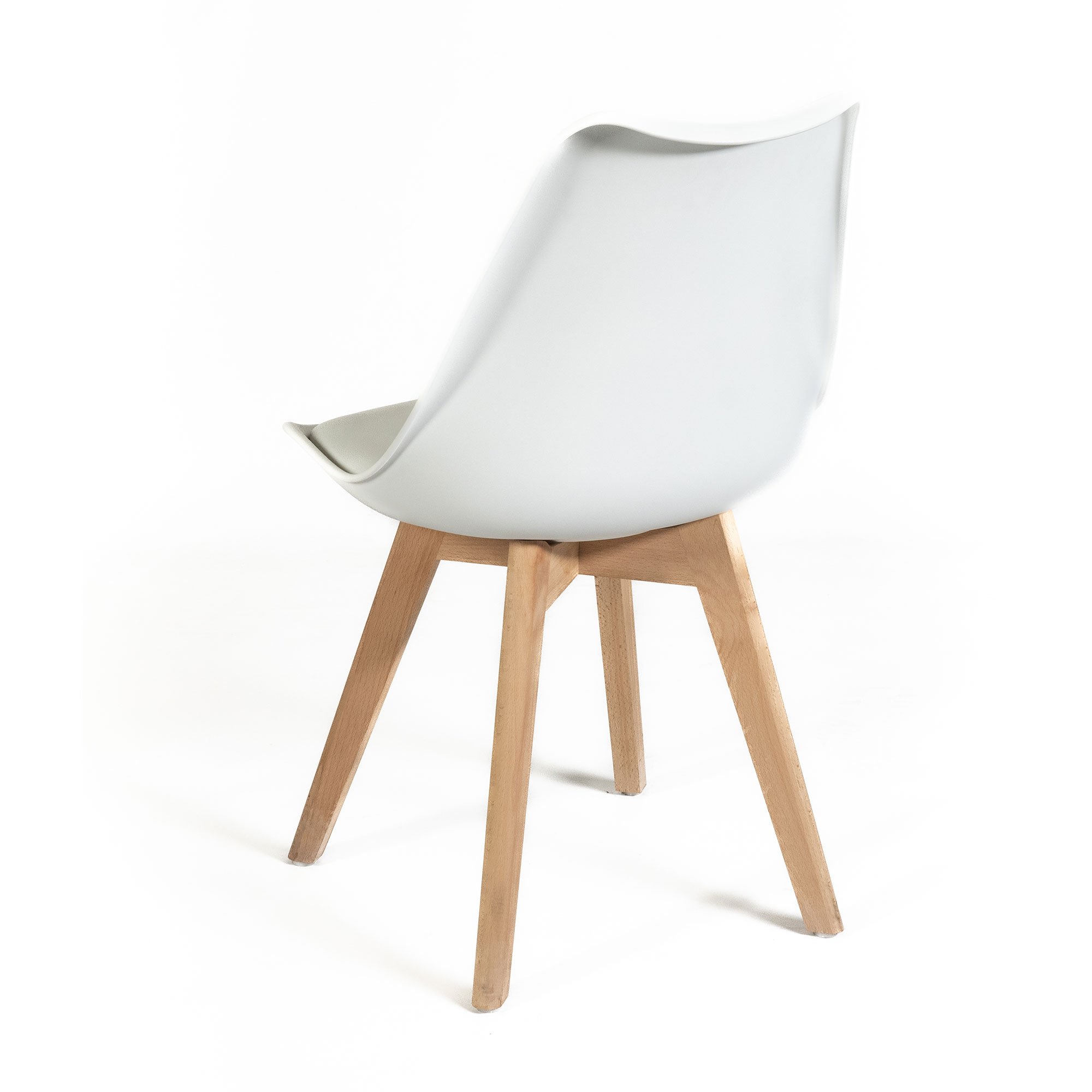 Sedia da Pranzo con cuscino <span>DENERIS Bianco</span> - immagine 2