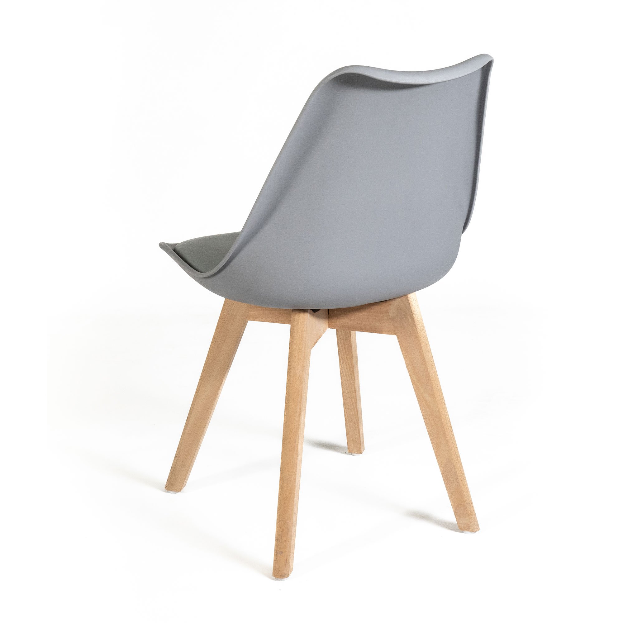 Sedia da Pranzo con cuscino <span>DENERIS Grigio</span> - immagine 2