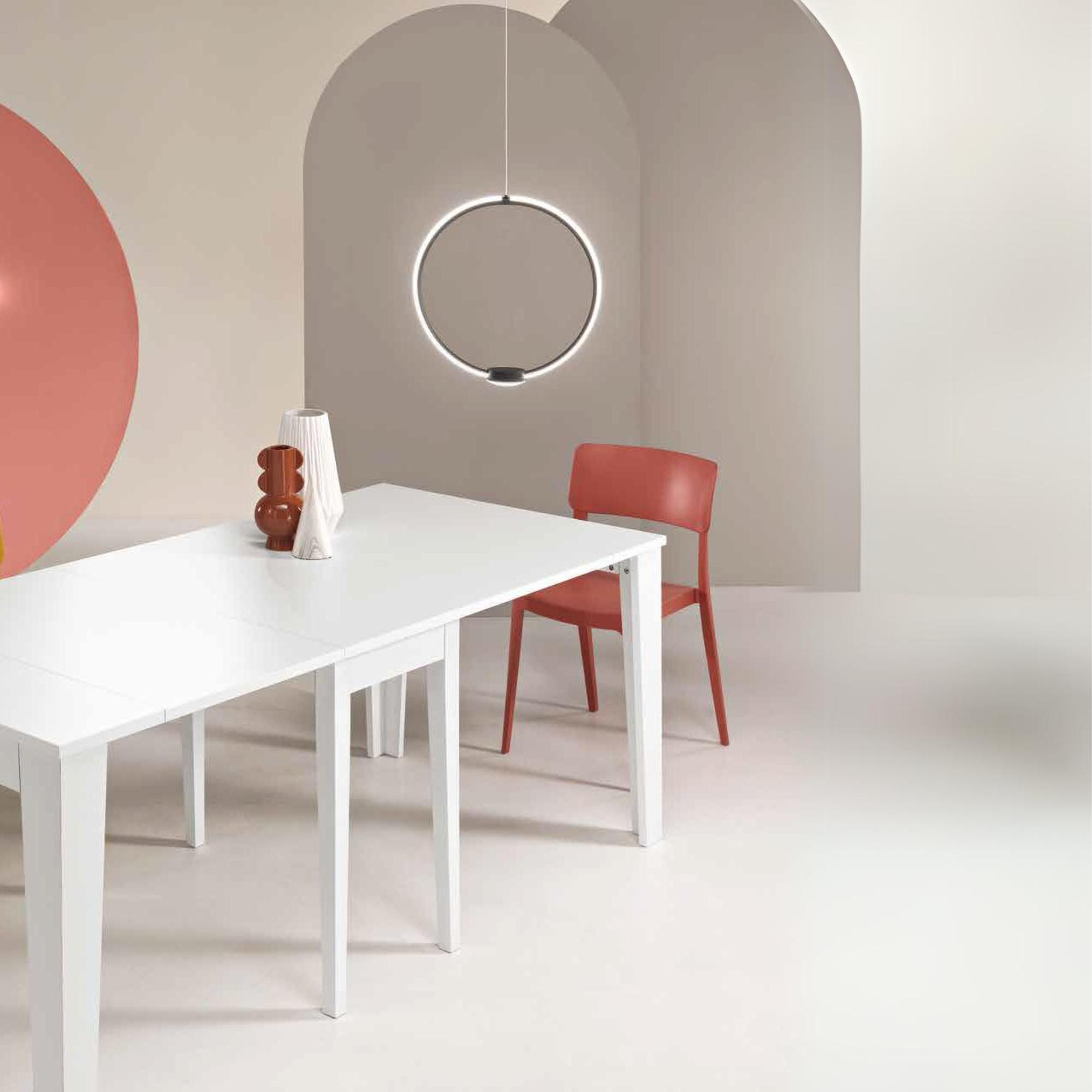 Sedia impilabile in polipropilene <span>Rosso RUNA</span> - immagine 4