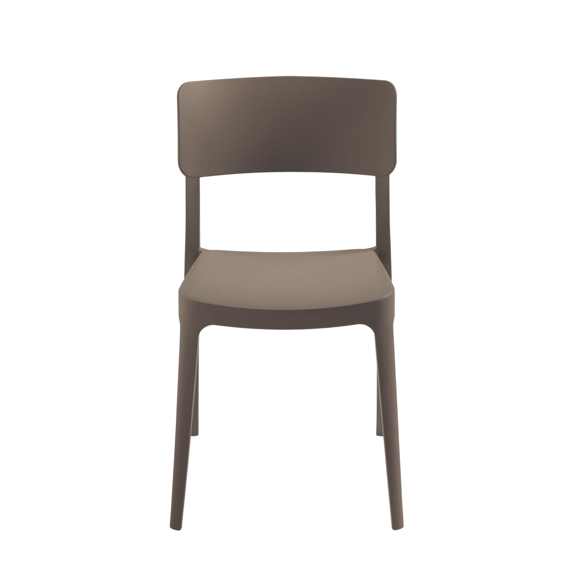 Sedia impilabile in polipropilene <span>Tortora RUNA</span> - immagine 2