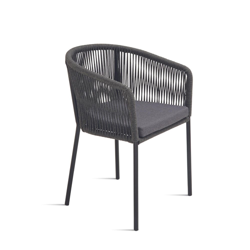 Sedia in corda <span>Antracite LYRA</span>