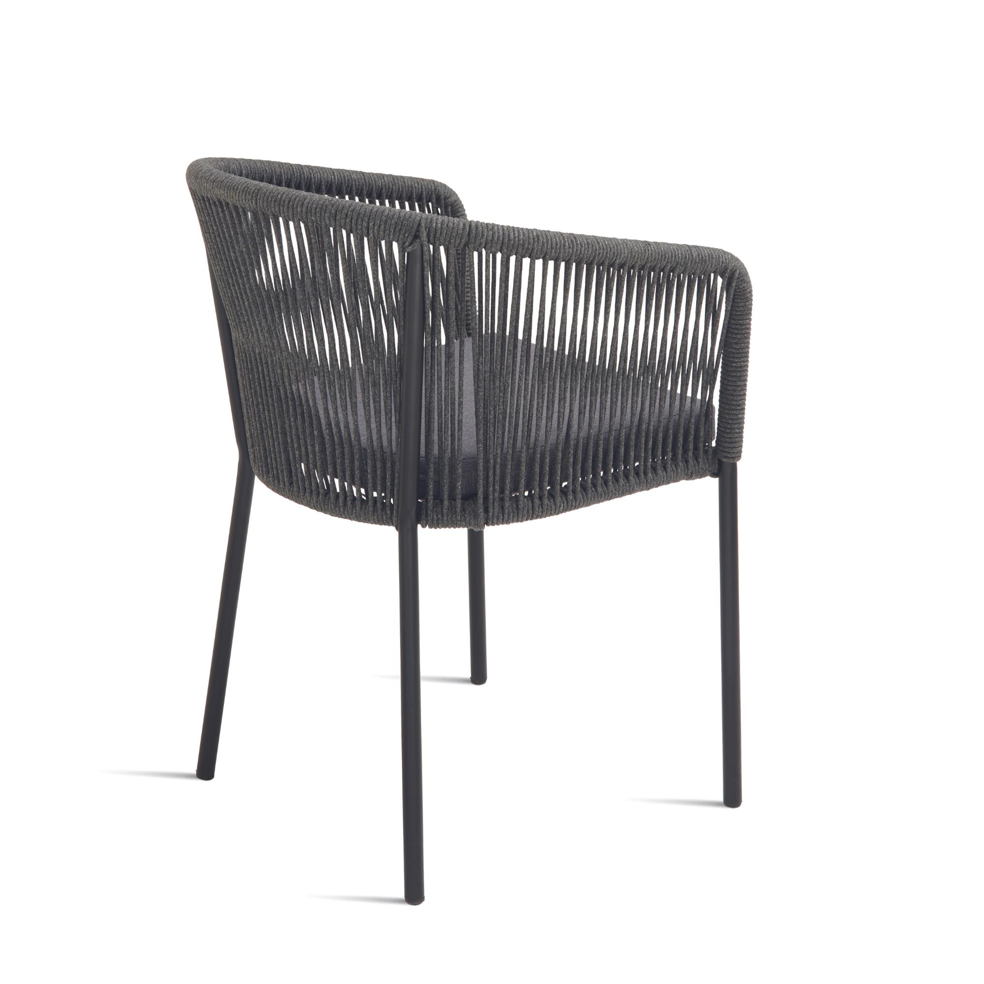 Sedia in corda <span>Antracite LYRA</span> - immagine 4