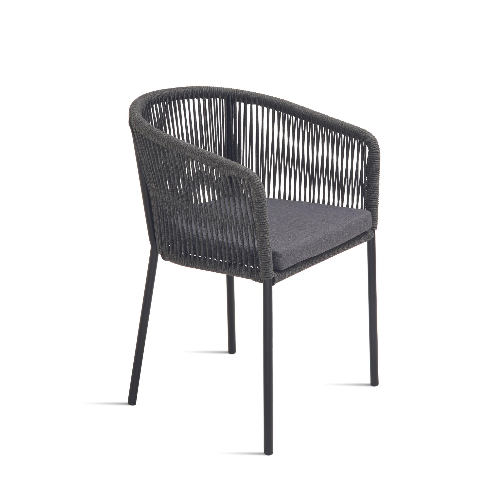 Sedia in corda <span>Antracite LYRA</span>