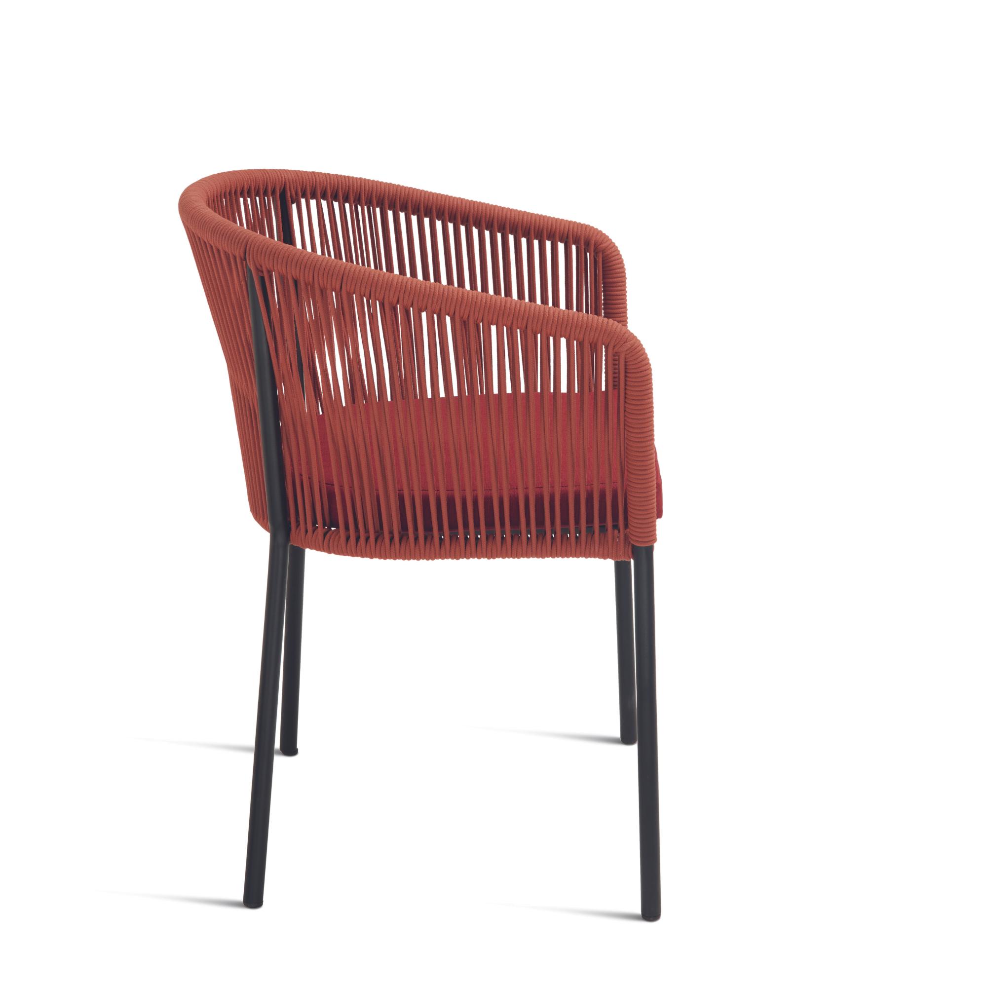 Sedia in corda <span>color Ruggine LYRA</span> - immagine 3