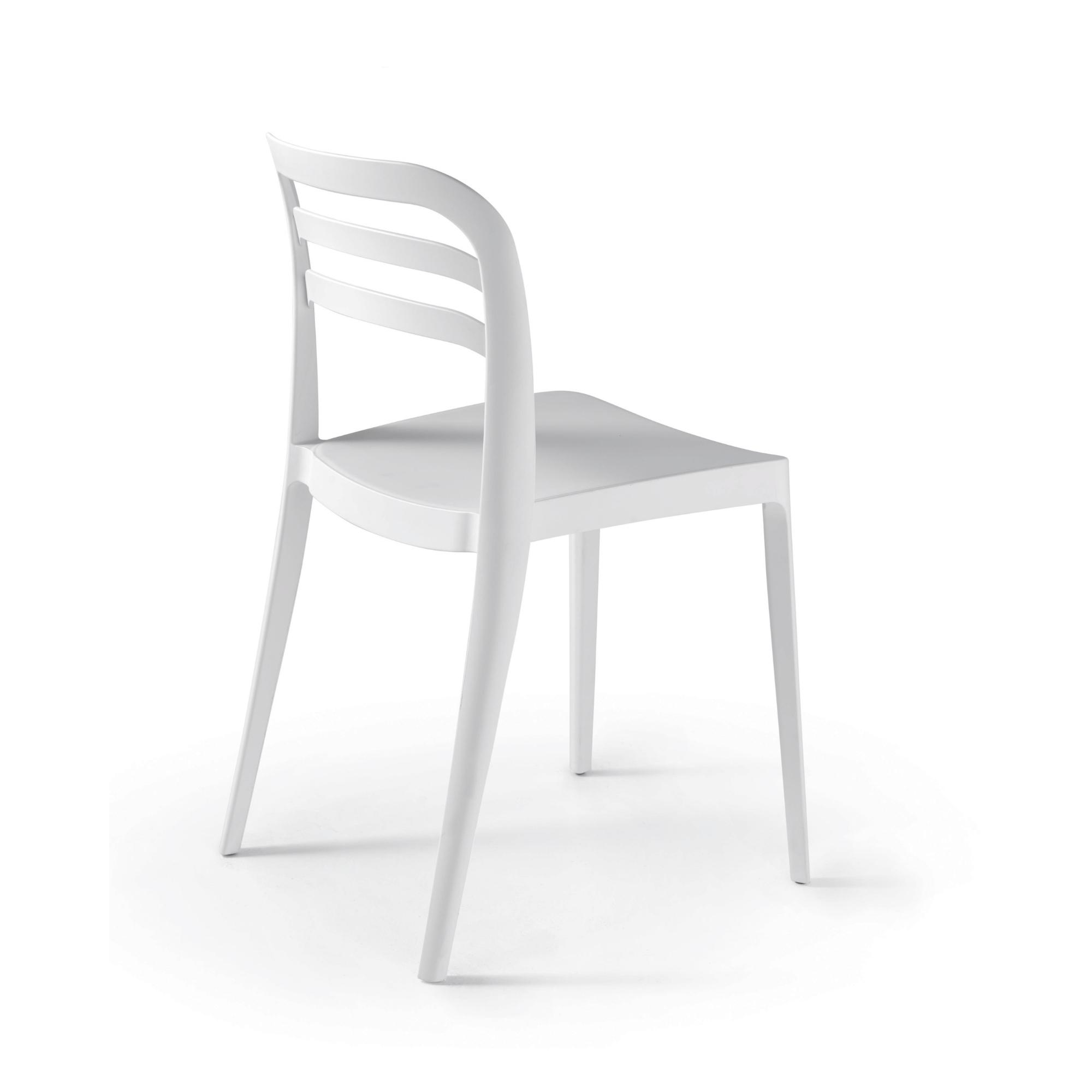 Sedia in polipropilene impilabile <span>Bianco EIRA</span> - immagine 4